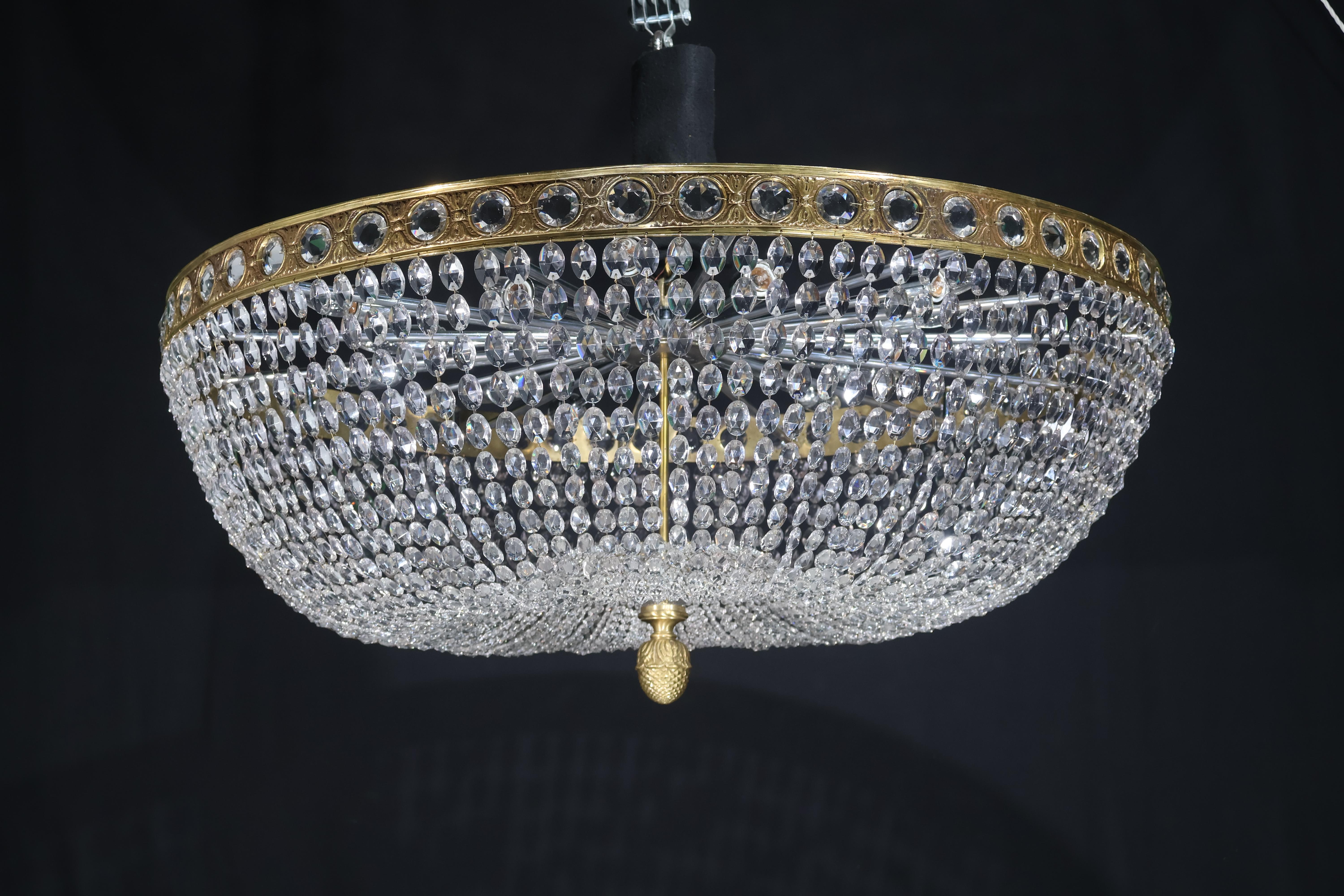 Impressive Flush Mounted Chandelier For Sale 4