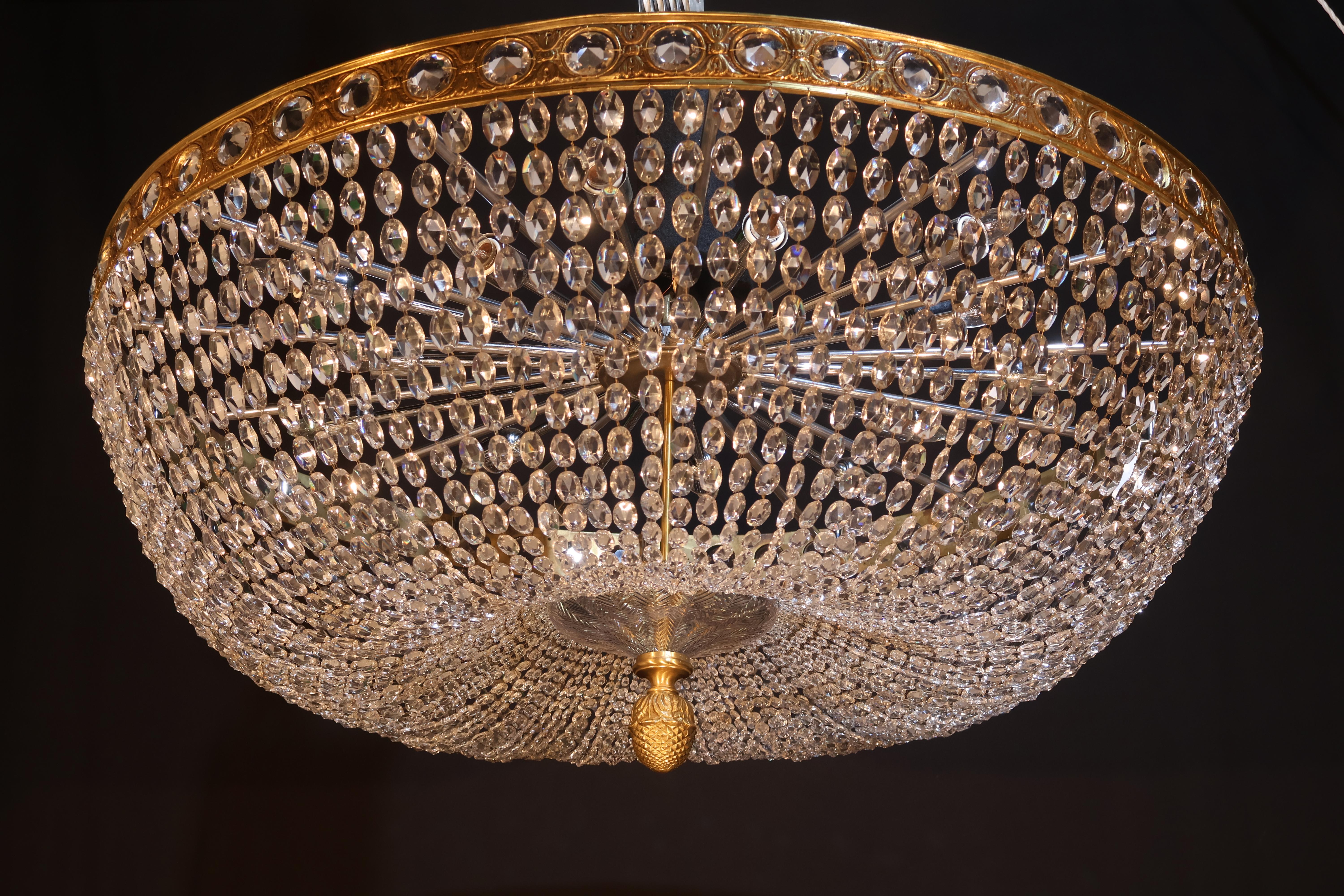 Impressive Flush Mounted Chandelier For Sale 6