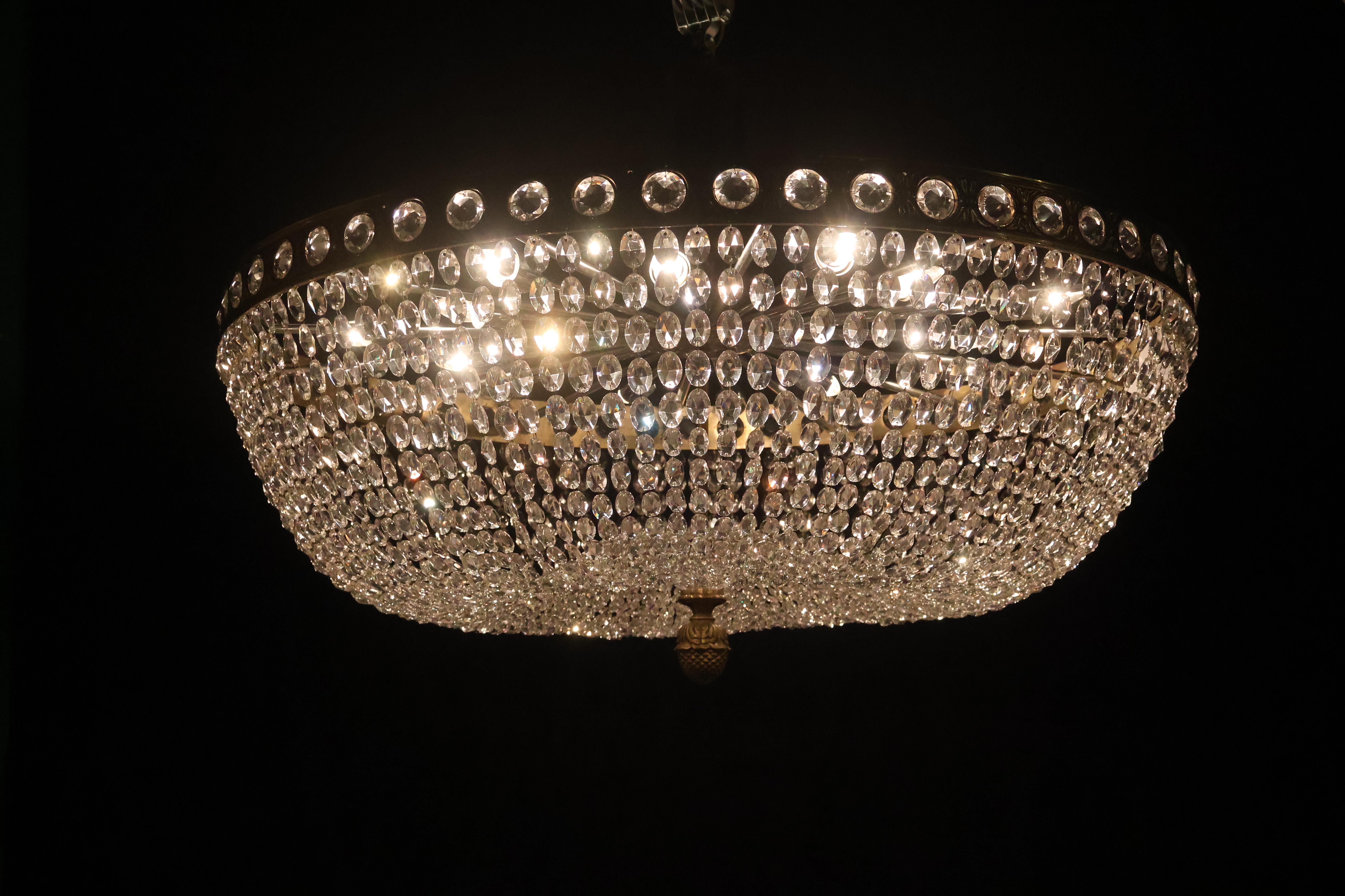Impressive Flush Mounted Chandelier For Sale 7