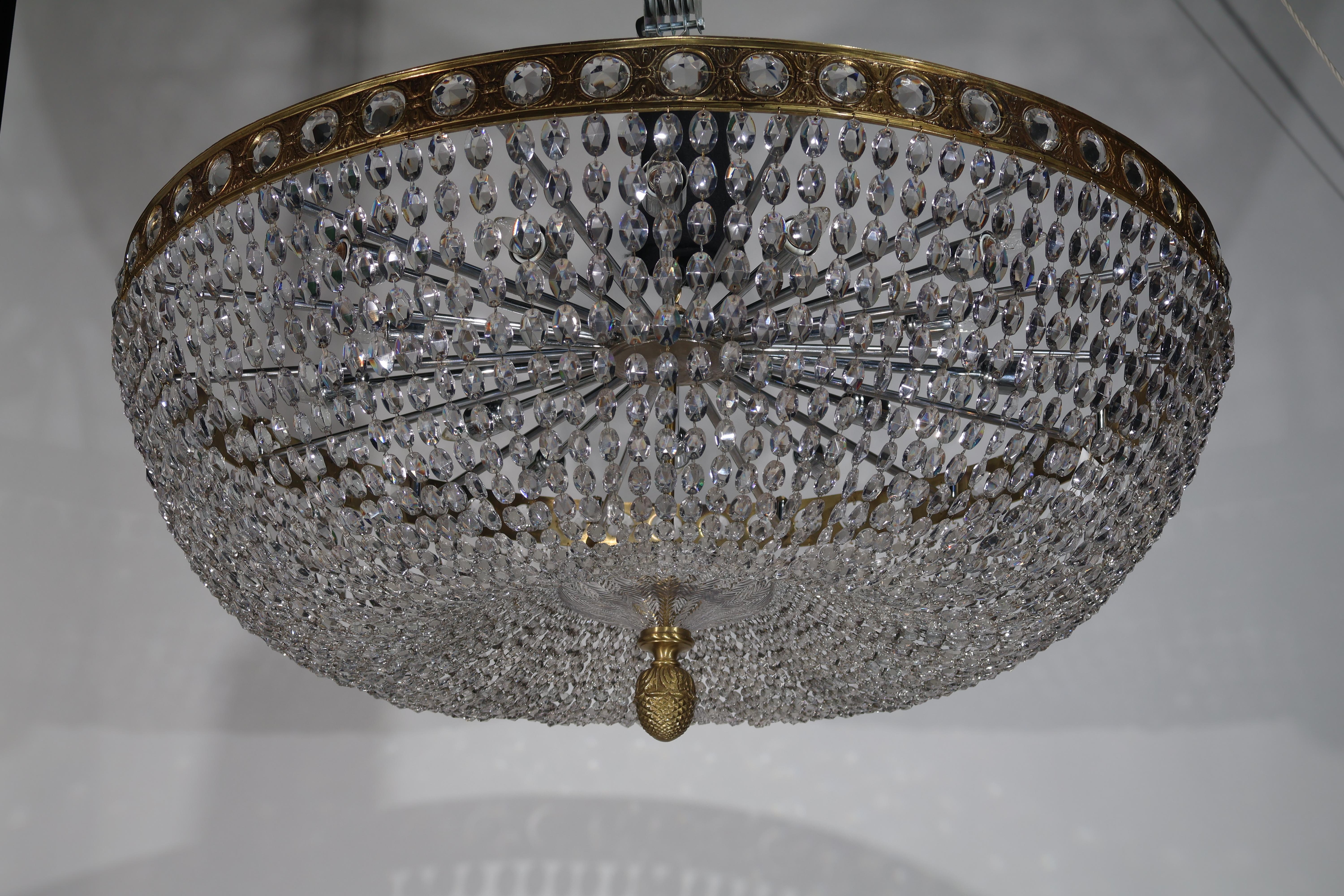 Impressive Flush Mounted Chandelier For Sale 11