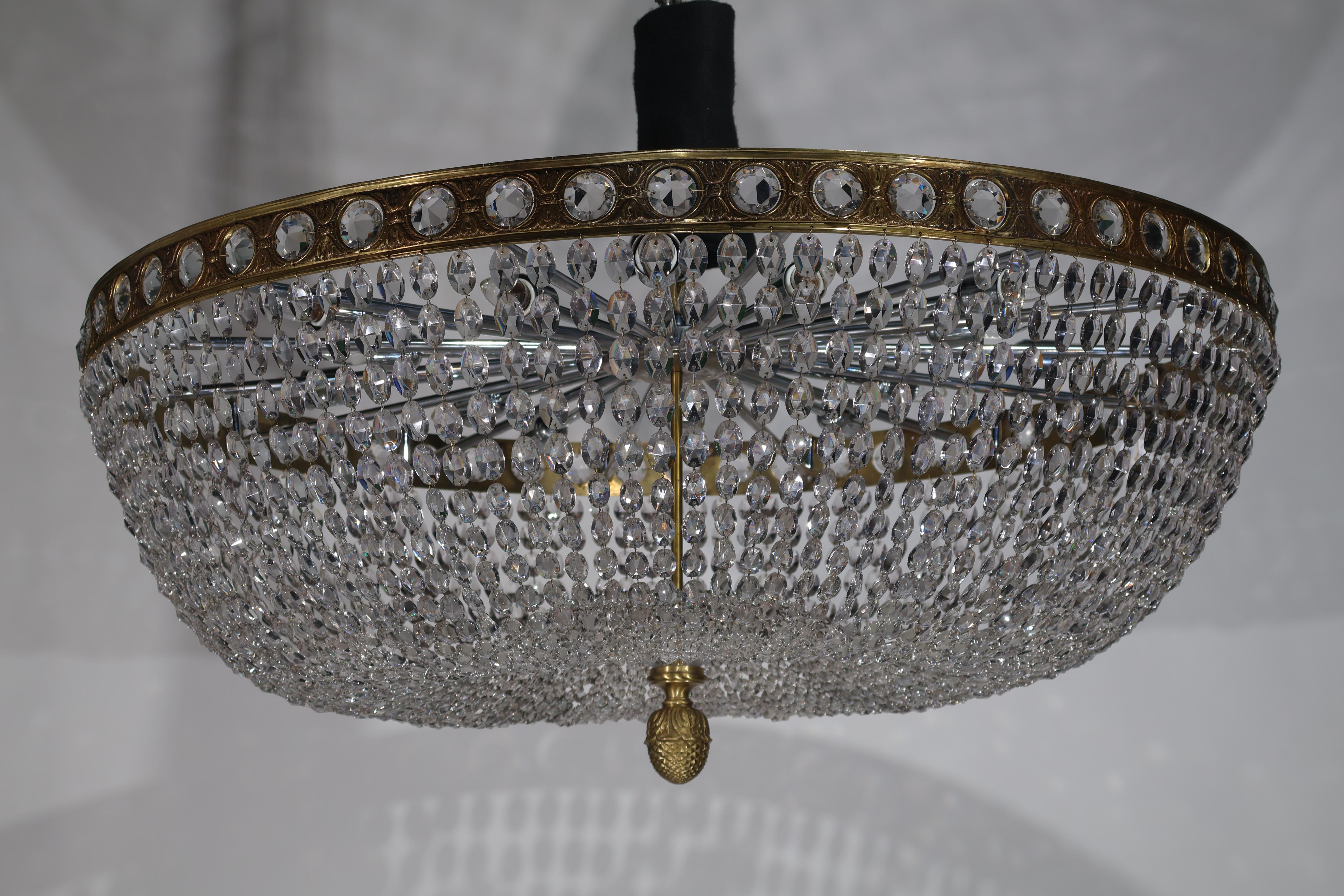 Impressive Flush Mounted Chandelier For Sale 12