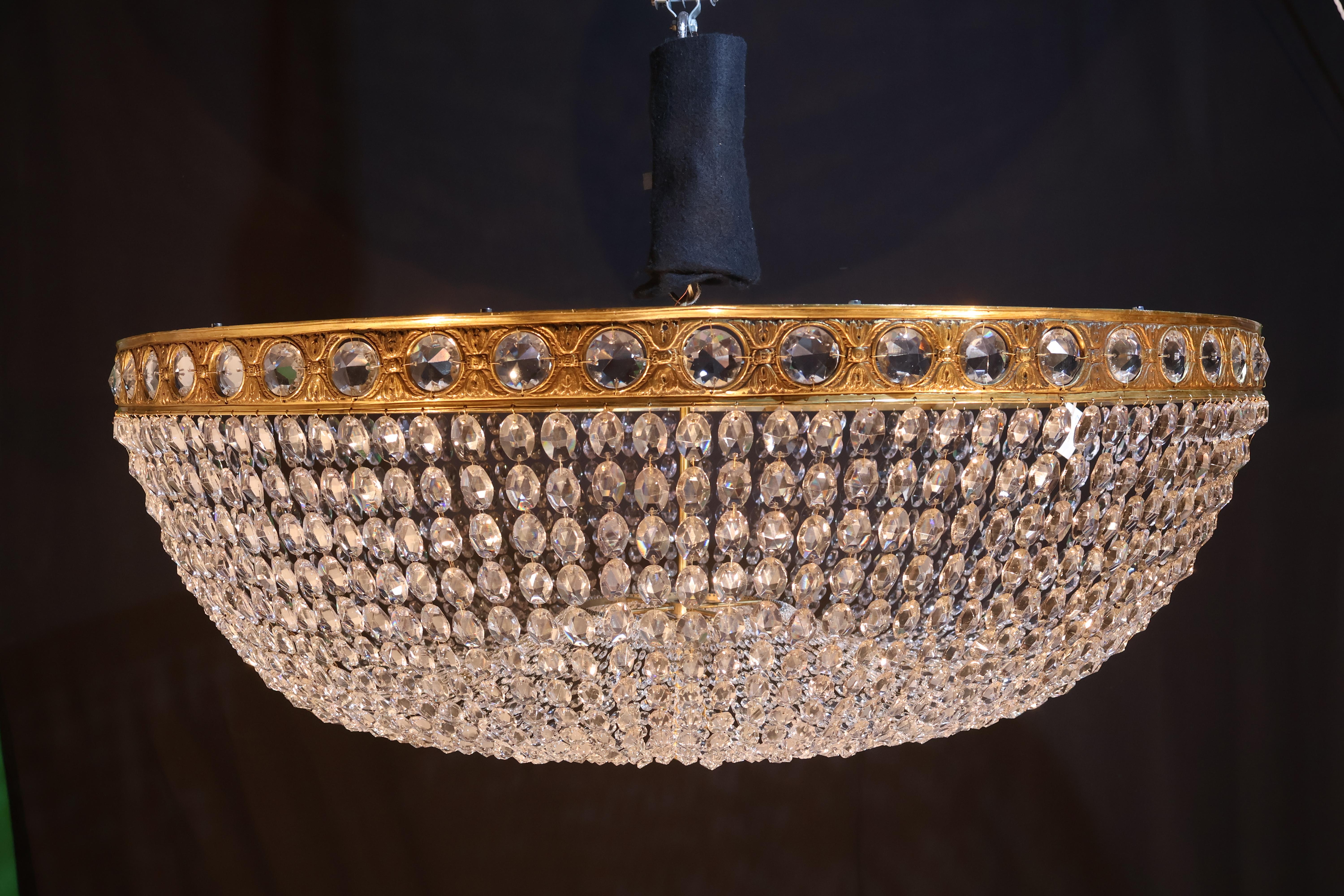 Impressive Flush Mounted Chandelier For Sale 1