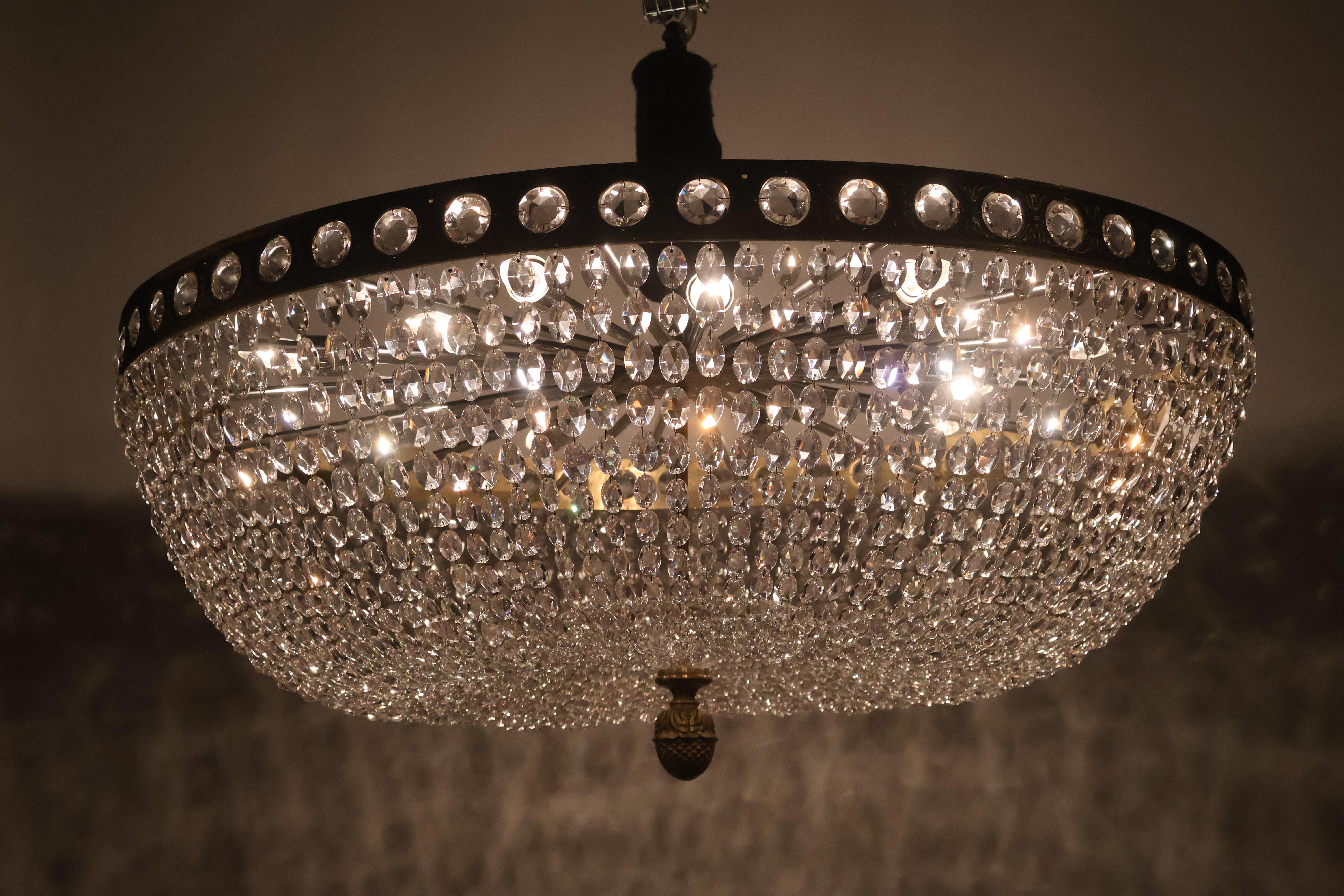 Impressive Flush Mounted Chandelier For Sale 2