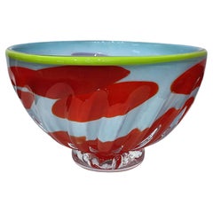 Impressive Fredrik Nielsen Unique Large Glass Bowl, 2003 Impressive Fredrik Nielsen Unique Large Glass Bowl, 2003