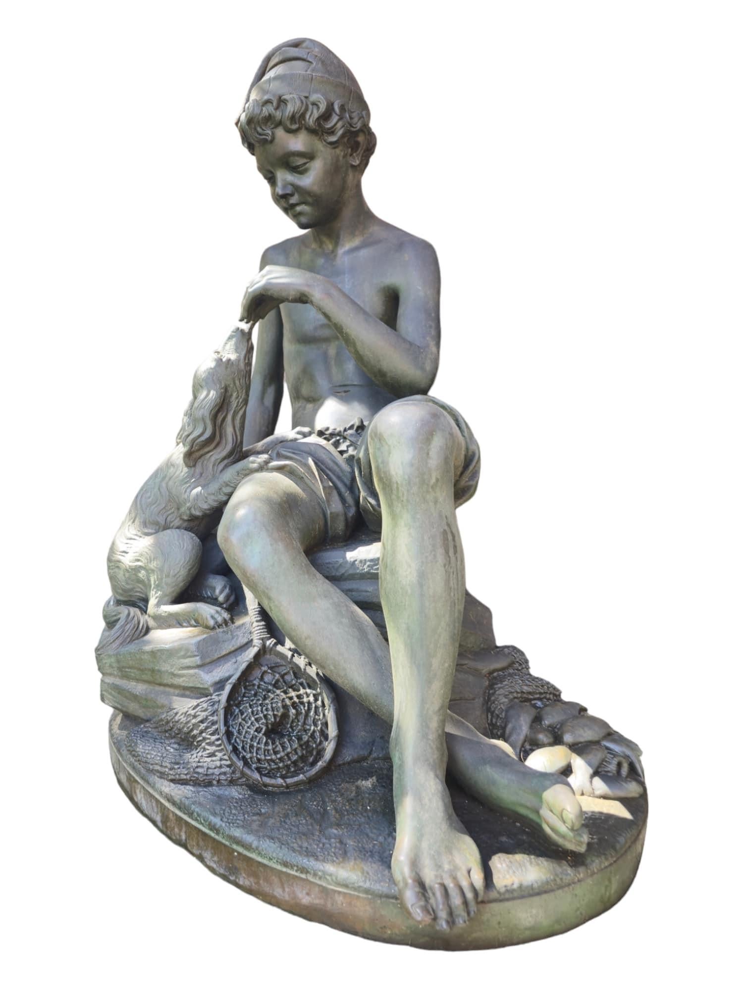 Impressionante scultura francese in bronzo di E. Martin in vendita 6