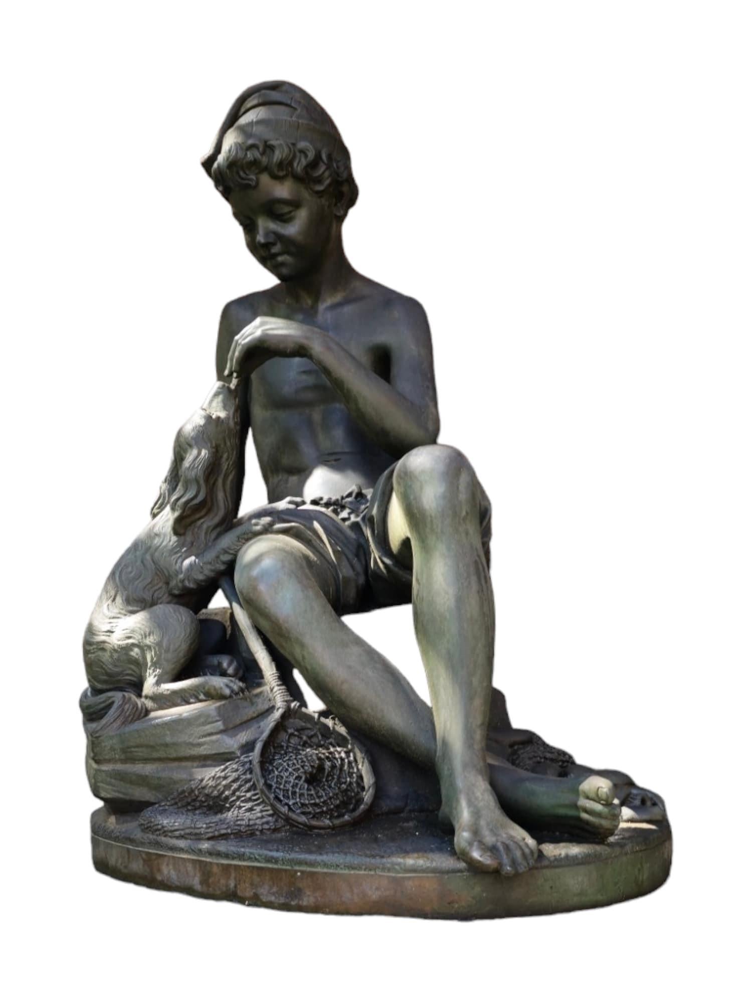 Impressionante scultura francese in bronzo di E. Martin in vendita 7