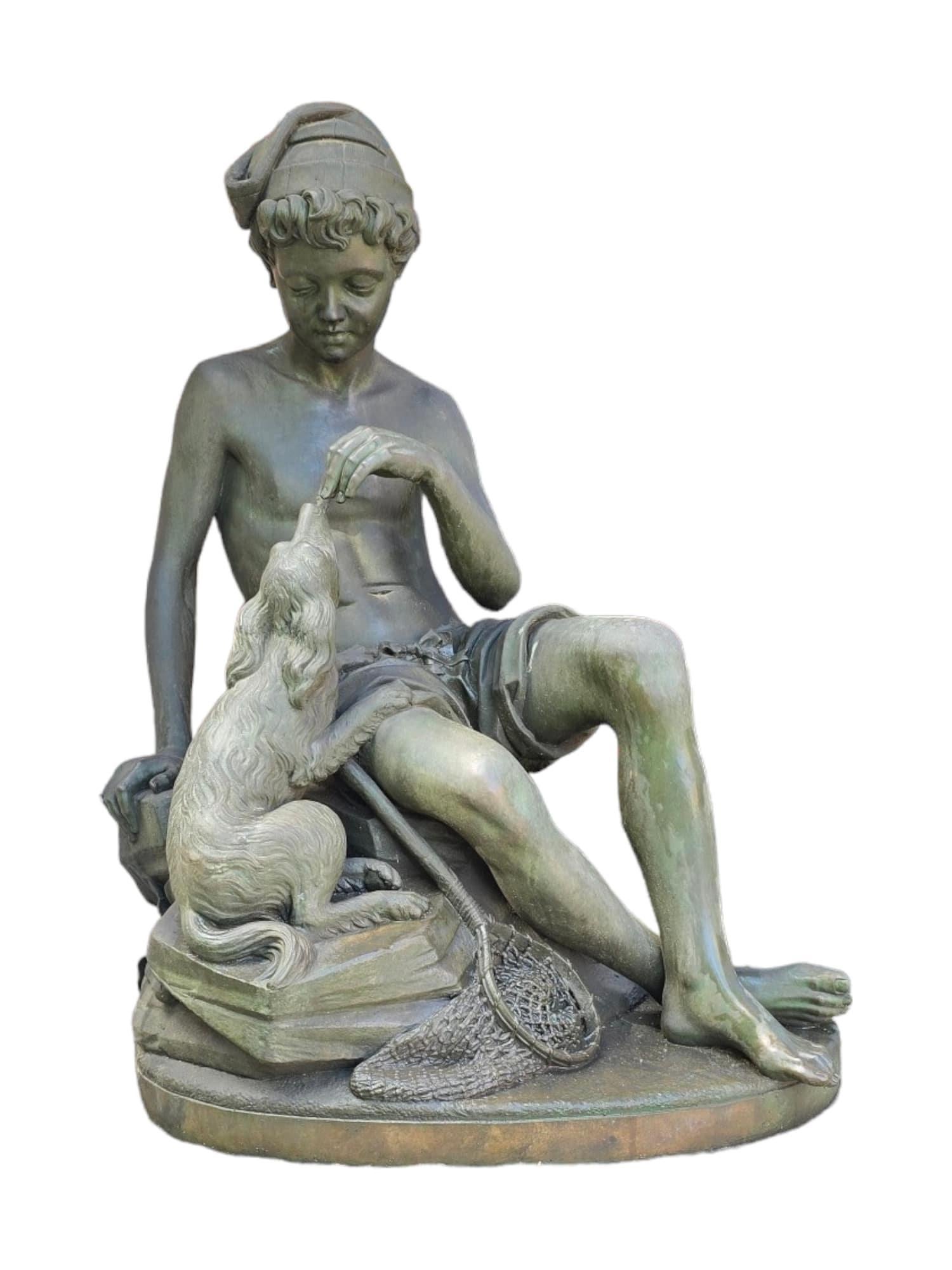 Impressionante scultura francese in bronzo di E. Martin in vendita 14
