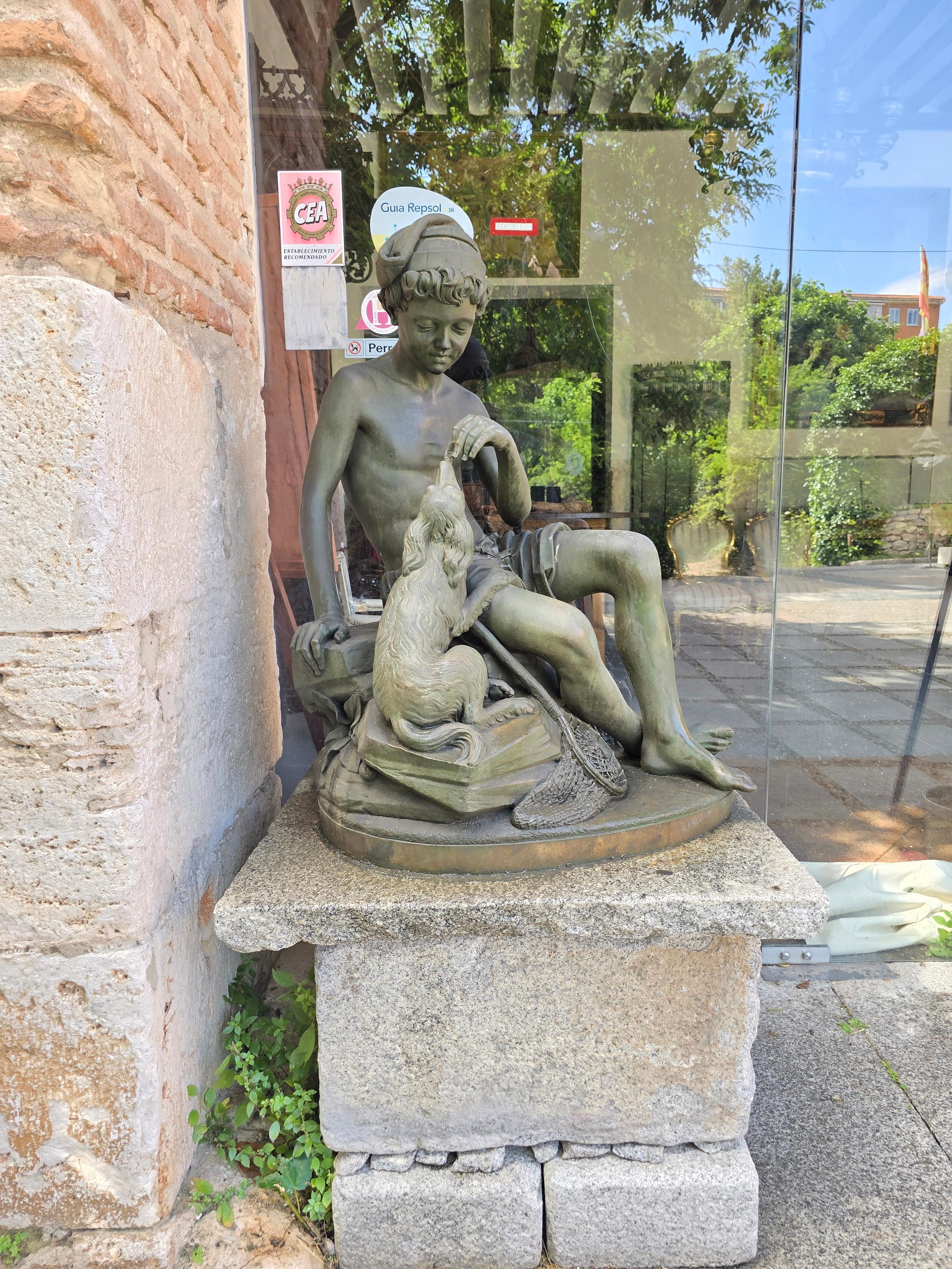 Impressionante scultura francese in bronzo di E. Martin In condizioni buone in vendita a Madrid, ES