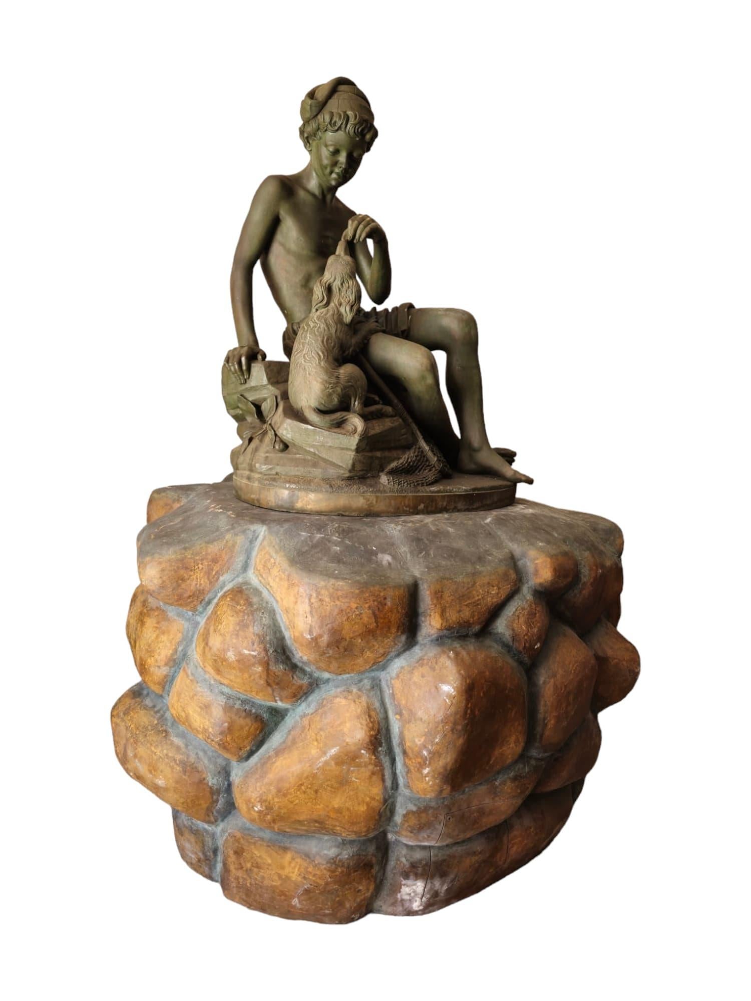 Impressionante scultura francese in bronzo di E. Martin in vendita 2