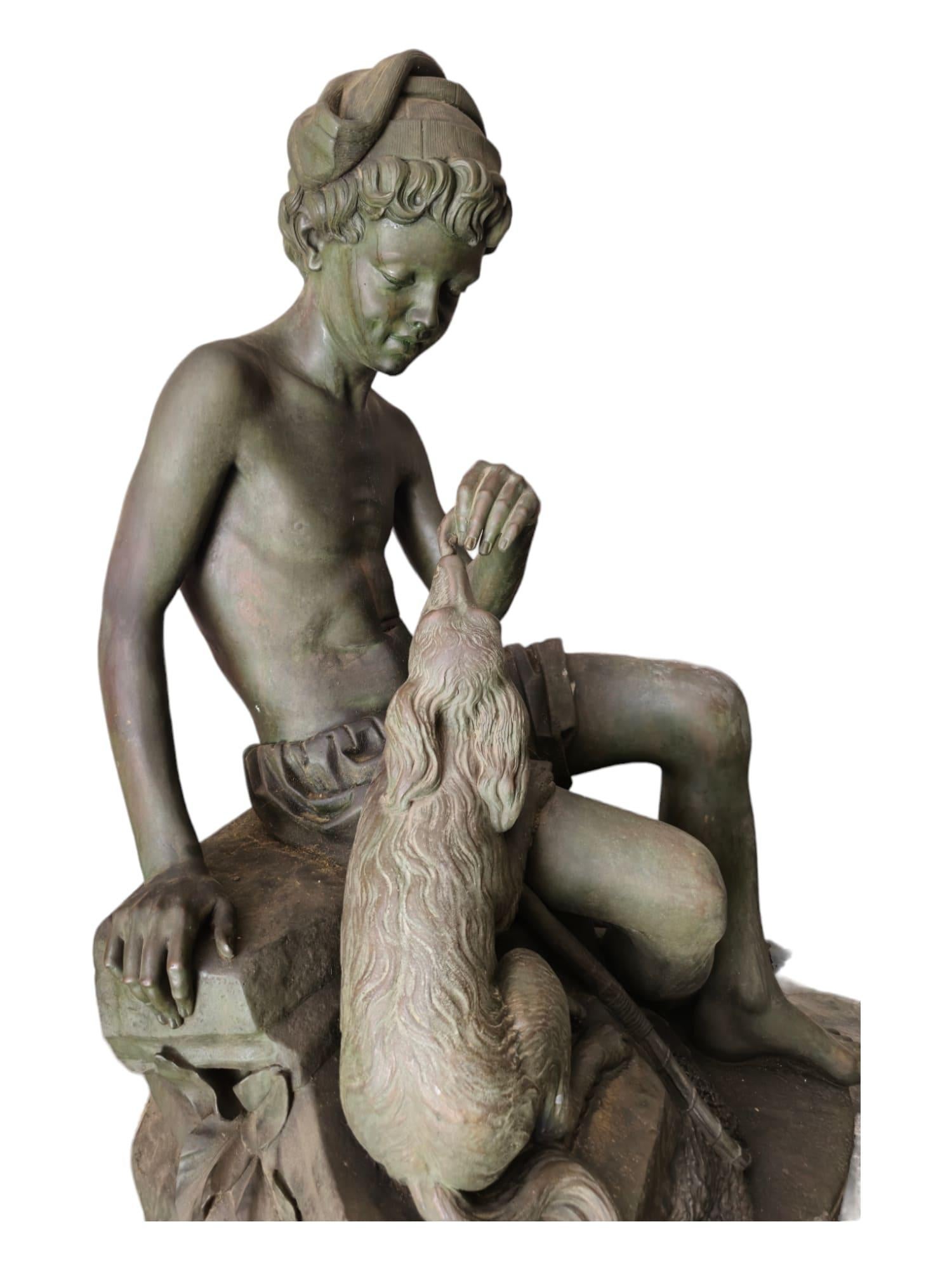 Impressionante scultura francese in bronzo di E. Martin in vendita 3