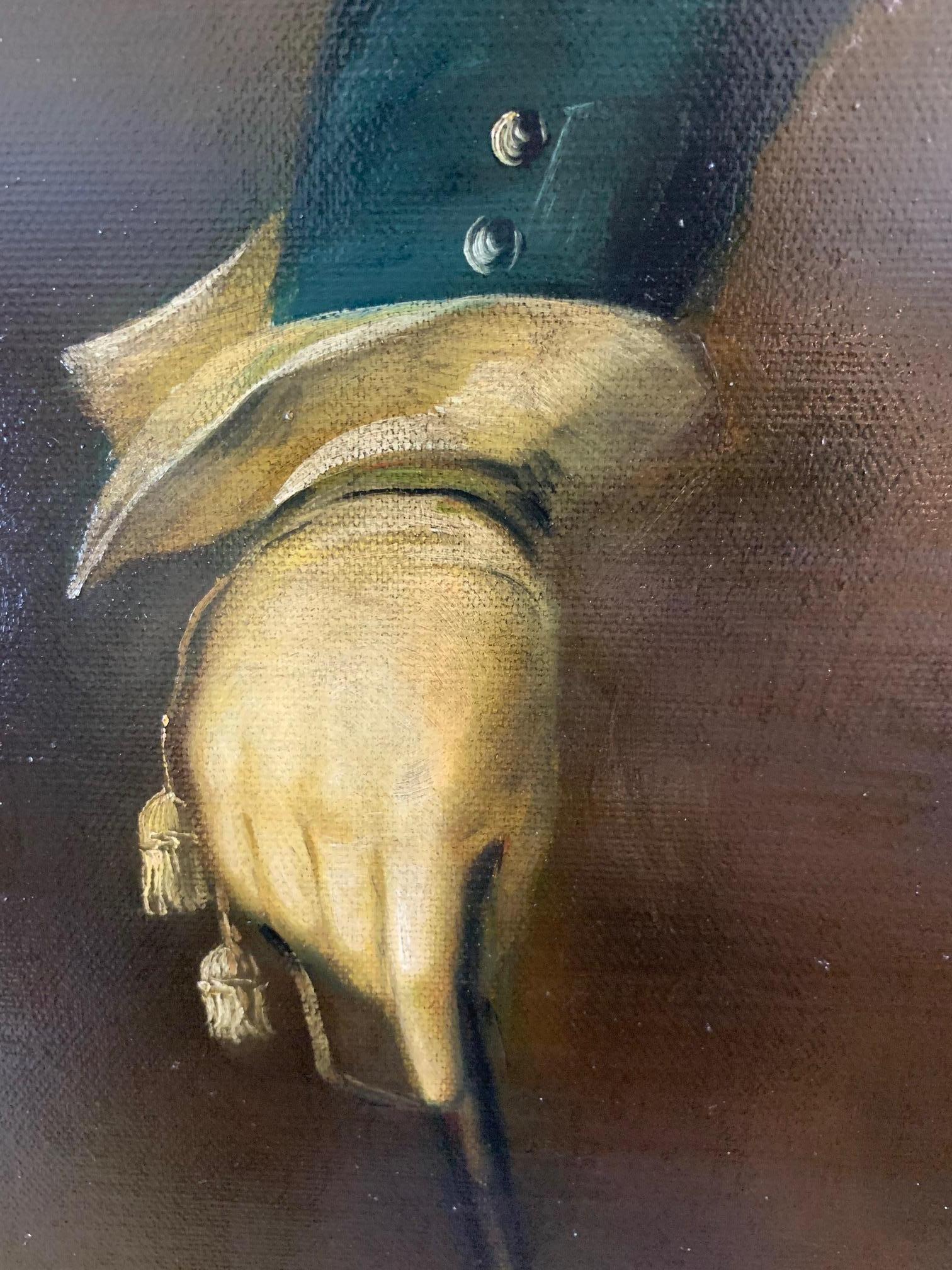 Canvas Impressive French Military Portrait by Henry Callan