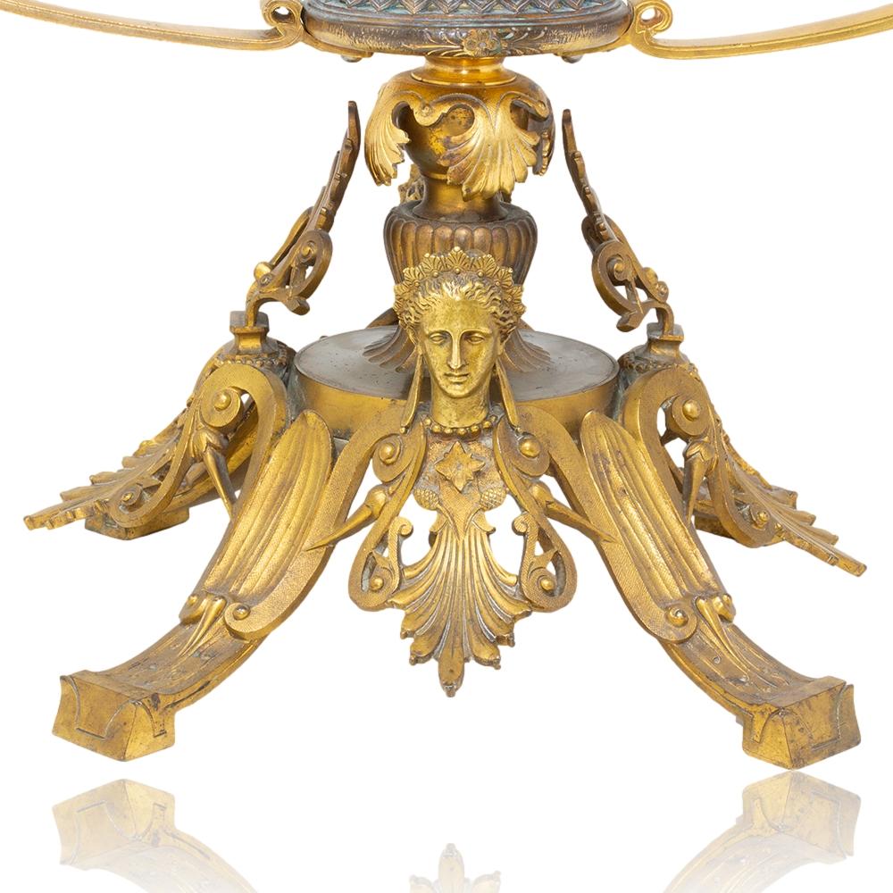 Impressive French Ormolu Mounted Coupe Centrepiece 5