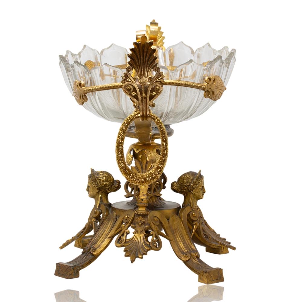 Impressive French Ormolu Mounted Coupe Centrepiece 2