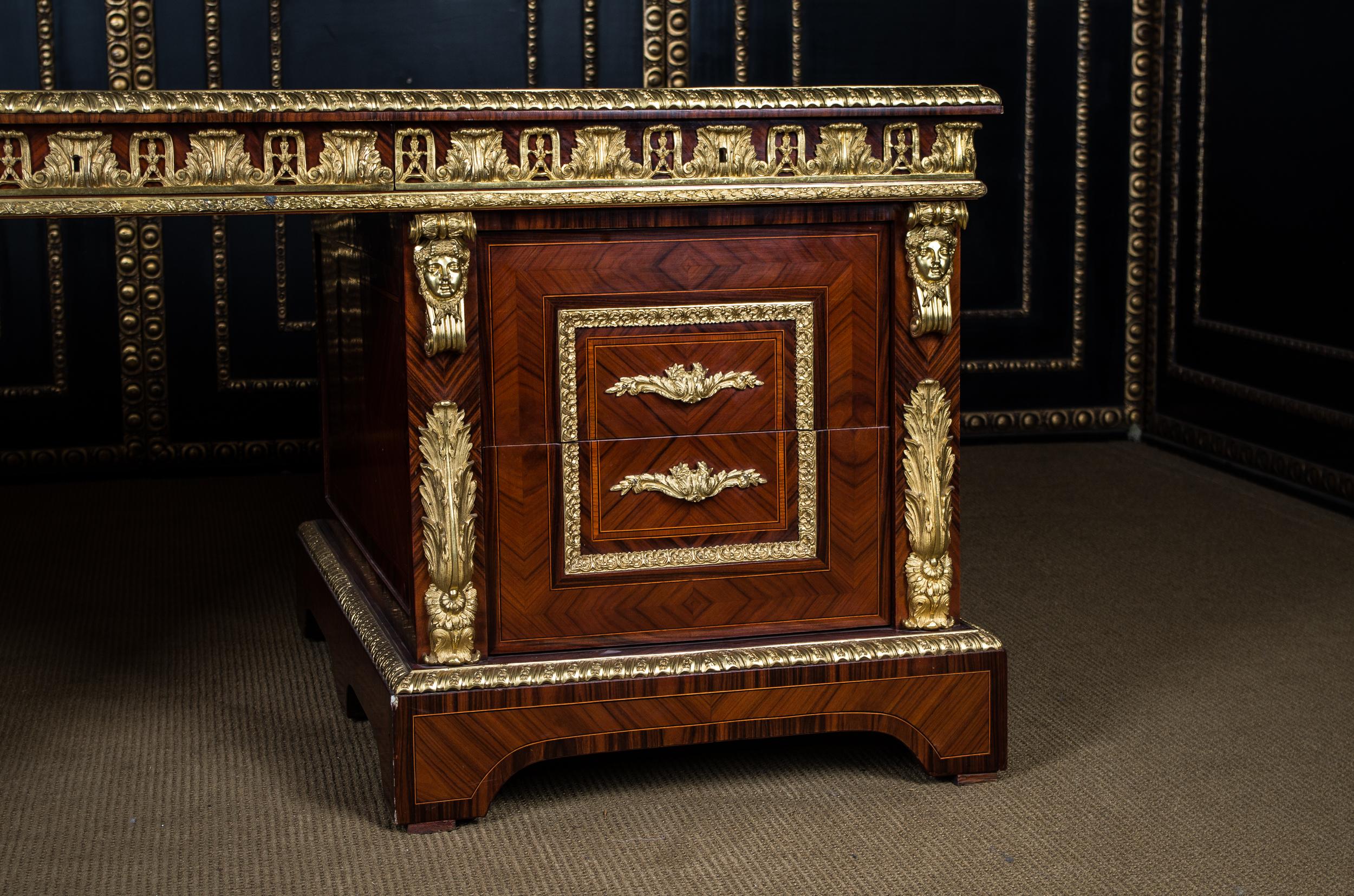 20th Century Impressive French Writing Desk in the Style of Louis XIV