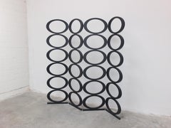 Impressive Geometric Room Divider with Oval Shapes, 1970s