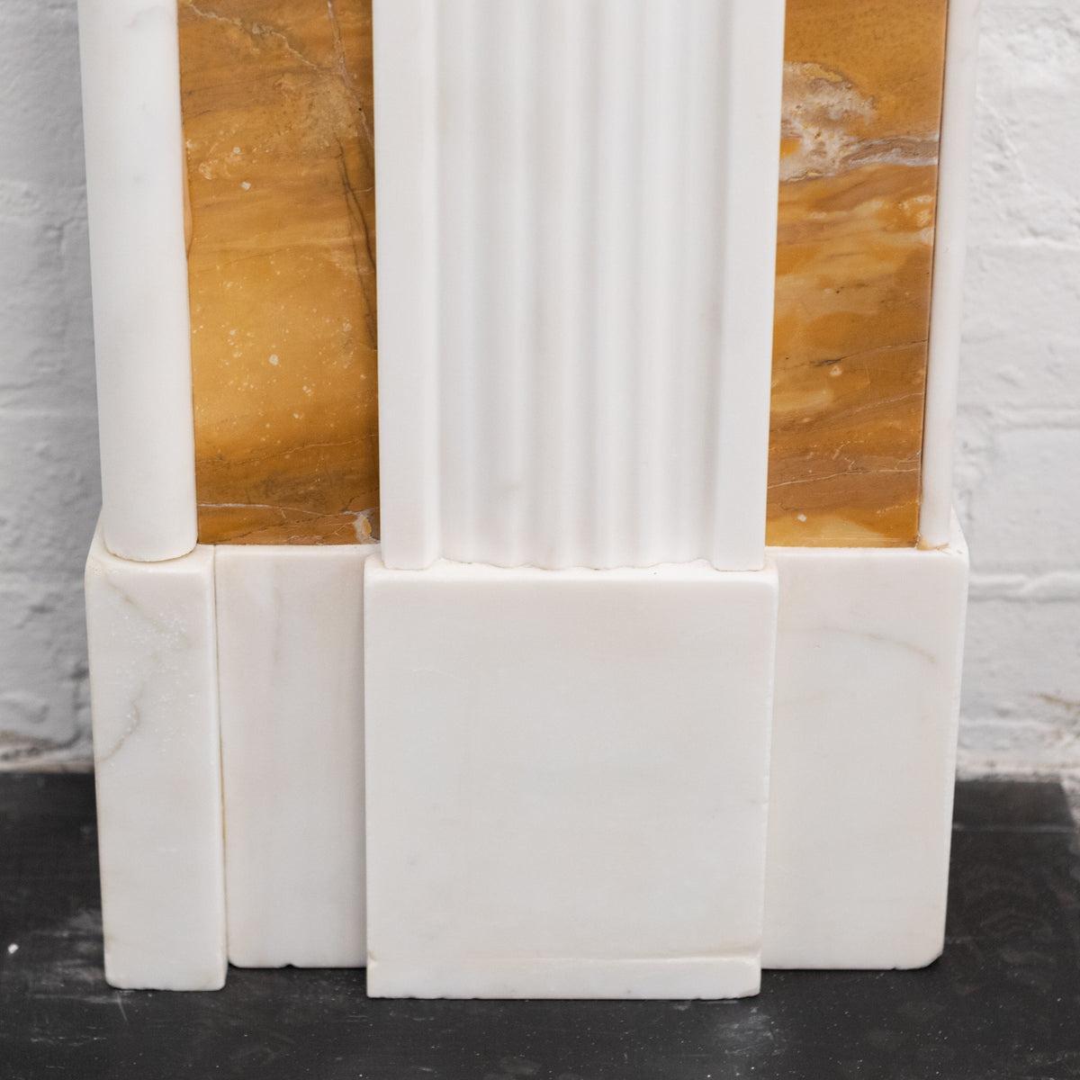 Beeindruckende Statuen im georgianischen Stil und Kamin aus Siena-Marmor im Angebot 7
