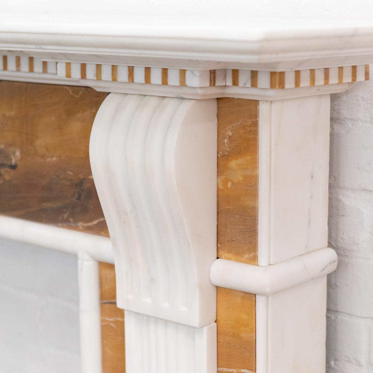 Beeindruckende Statuen im georgianischen Stil und Kamin aus Siena-Marmor im Angebot 5