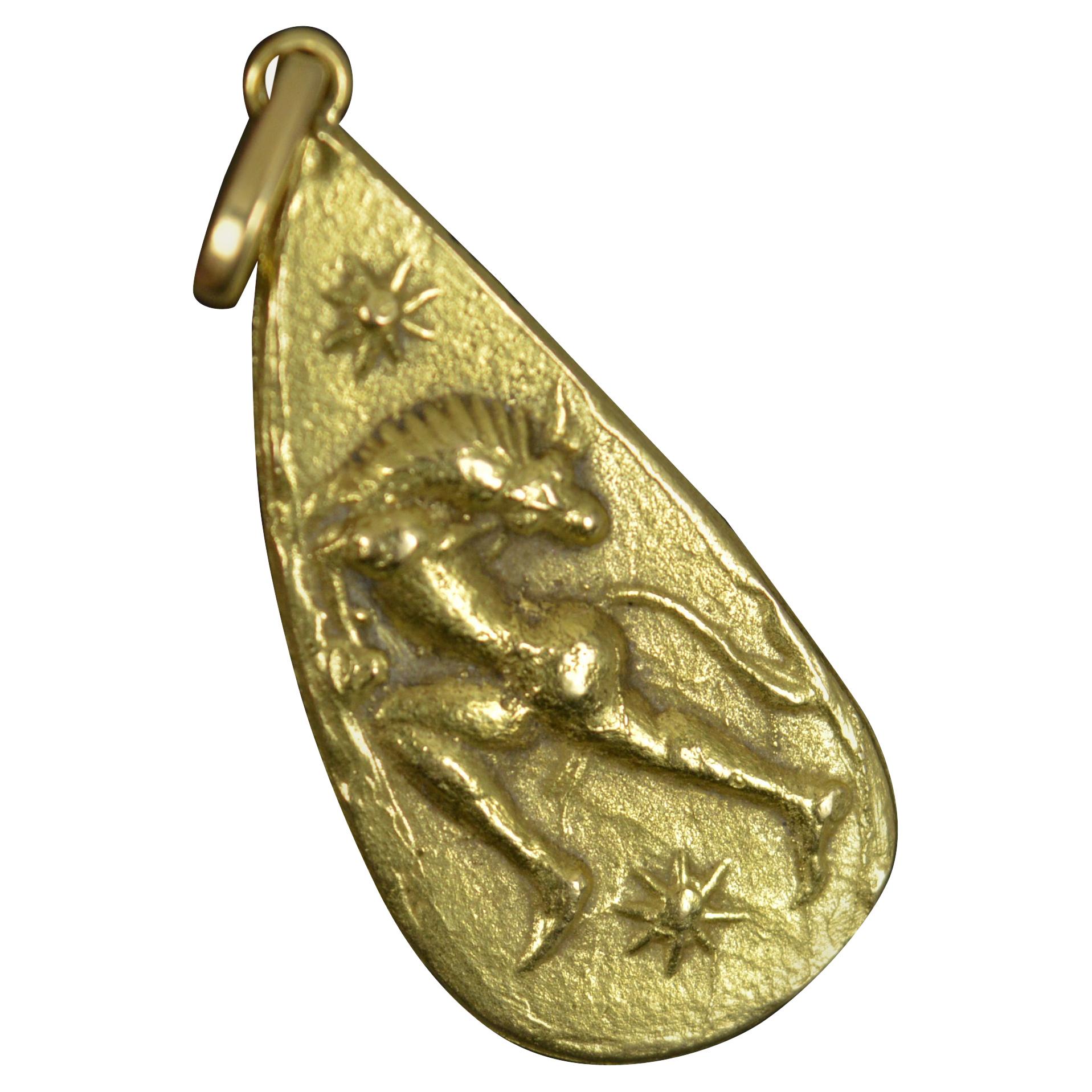 Impressive Greek 14 Carat Gold Pendant
