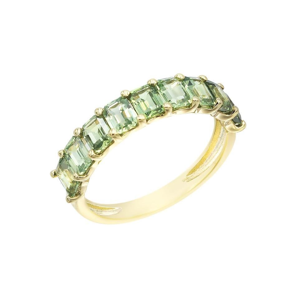 green sapphire earrings