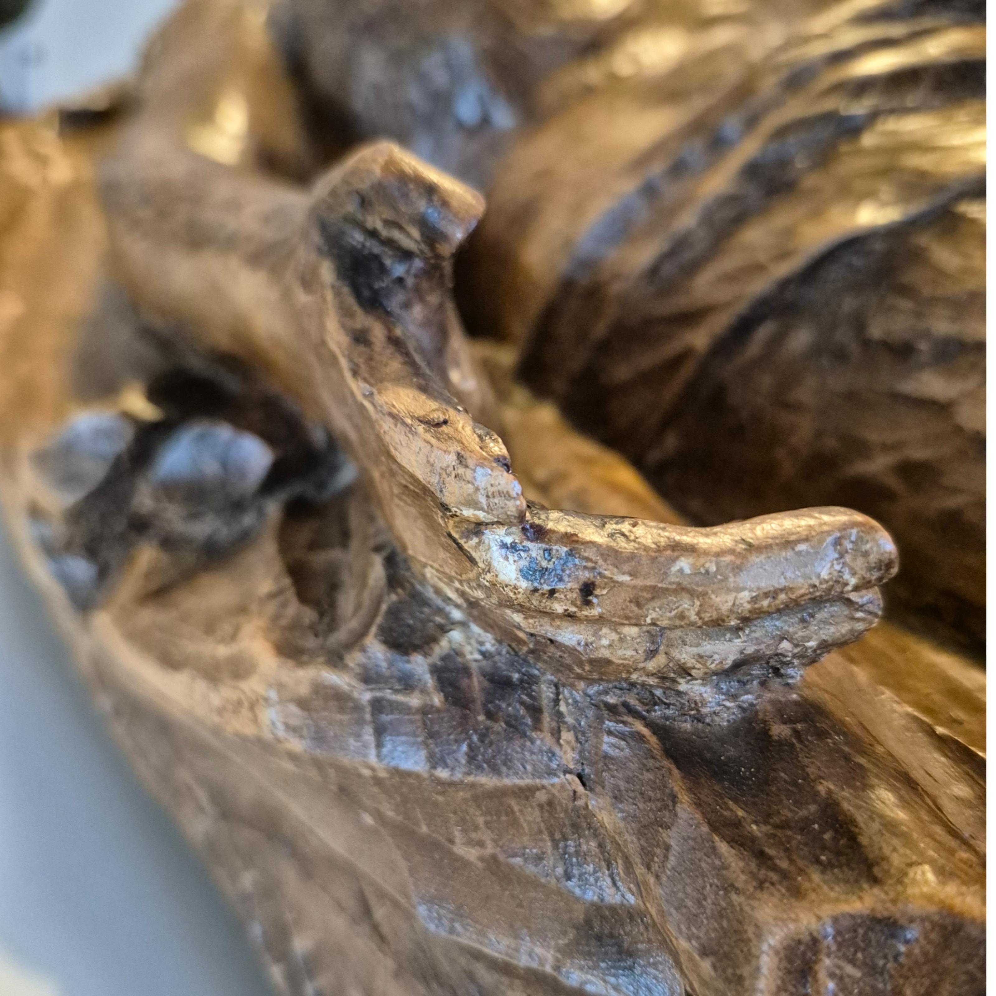 Impressionnante statue du Christ sculptée à la main, Pays-Bas 1900th en vente 6