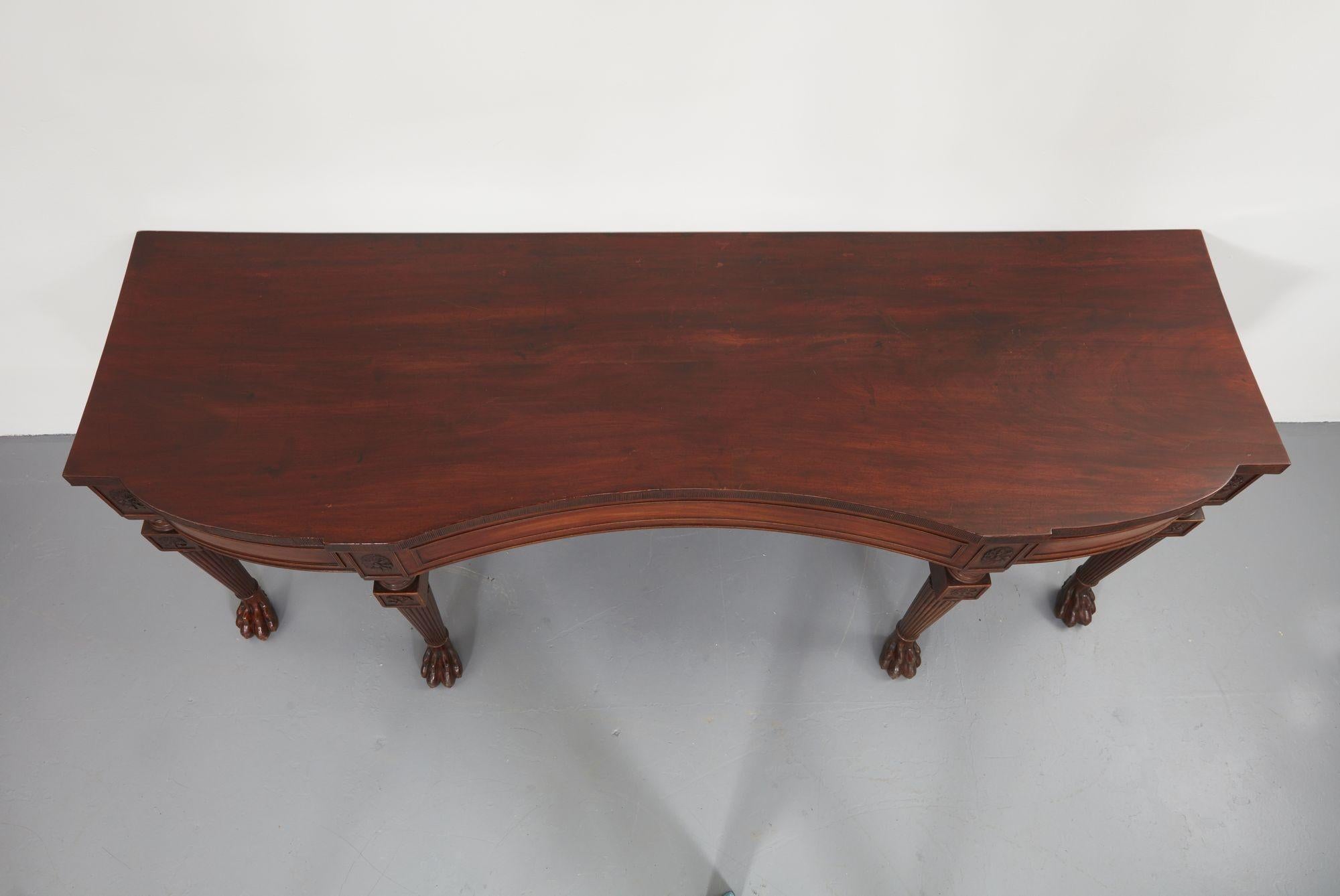 19th Century Impressive Irish Country House Regency Hall Table For Sale