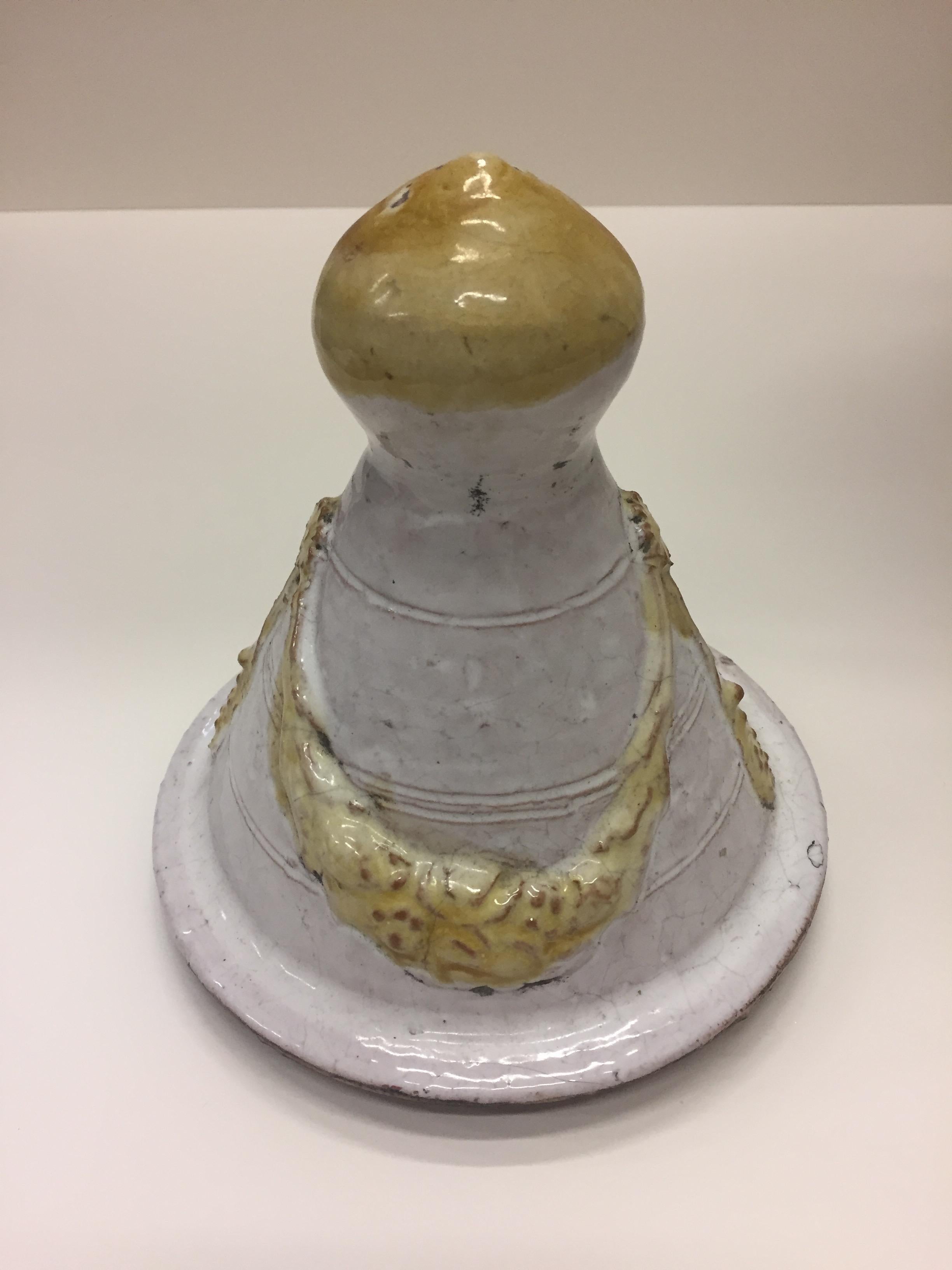 Mid-20th Century Impressive Italian Ceramic Urn with Lid