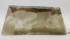 Impressive J.T Kalmar Frosted Glass Sconces Made from Thick and Heavy Cast Glass