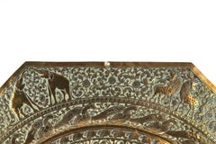 Impressive Large Antique Brass Charger