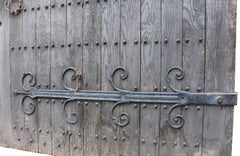 Impressive Large Arched Oak Front Door