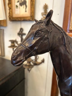 Impressive Large Bronze Equestrian Statue