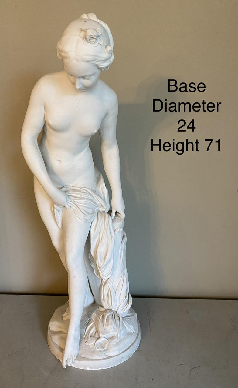 Impressive Large French Parian Classical Nude For Sale 1