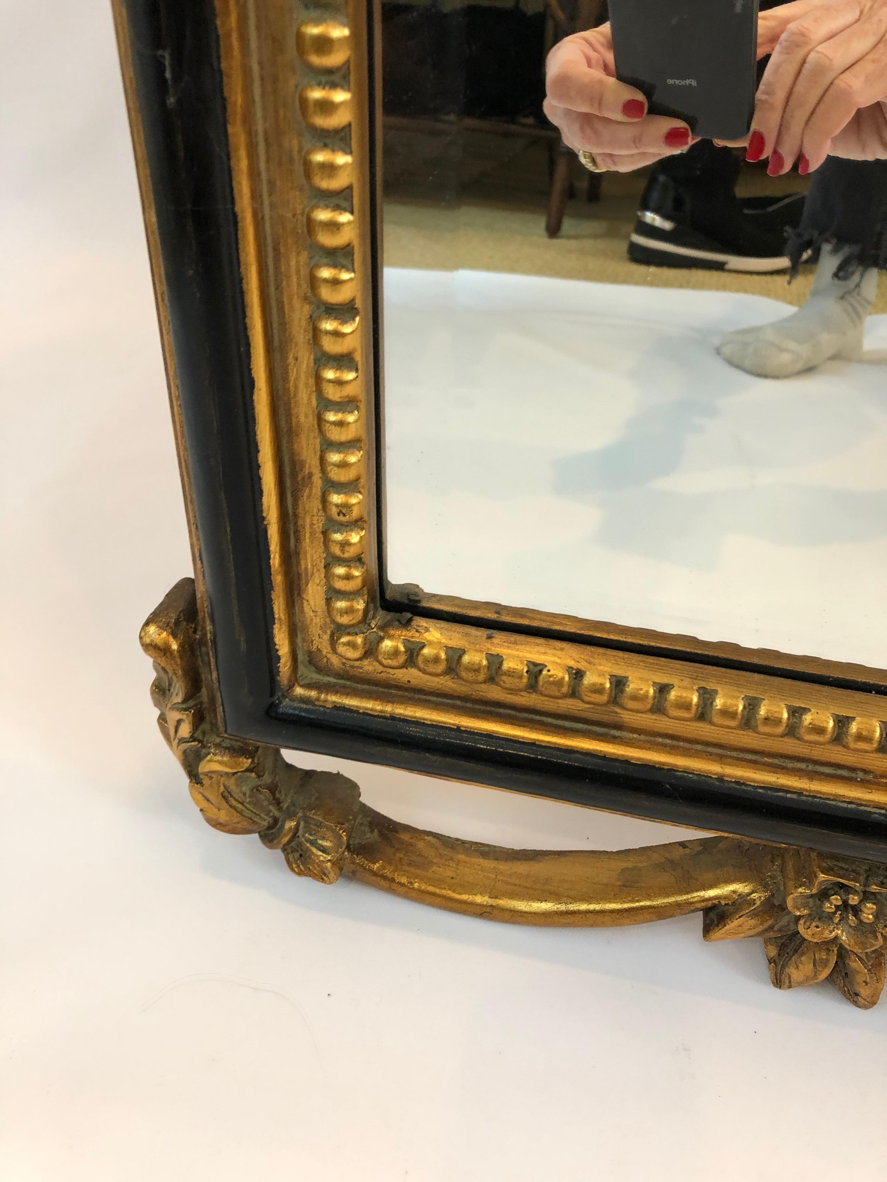 Impressive Large Neoclassical Buffet or Mantle Mirror 1