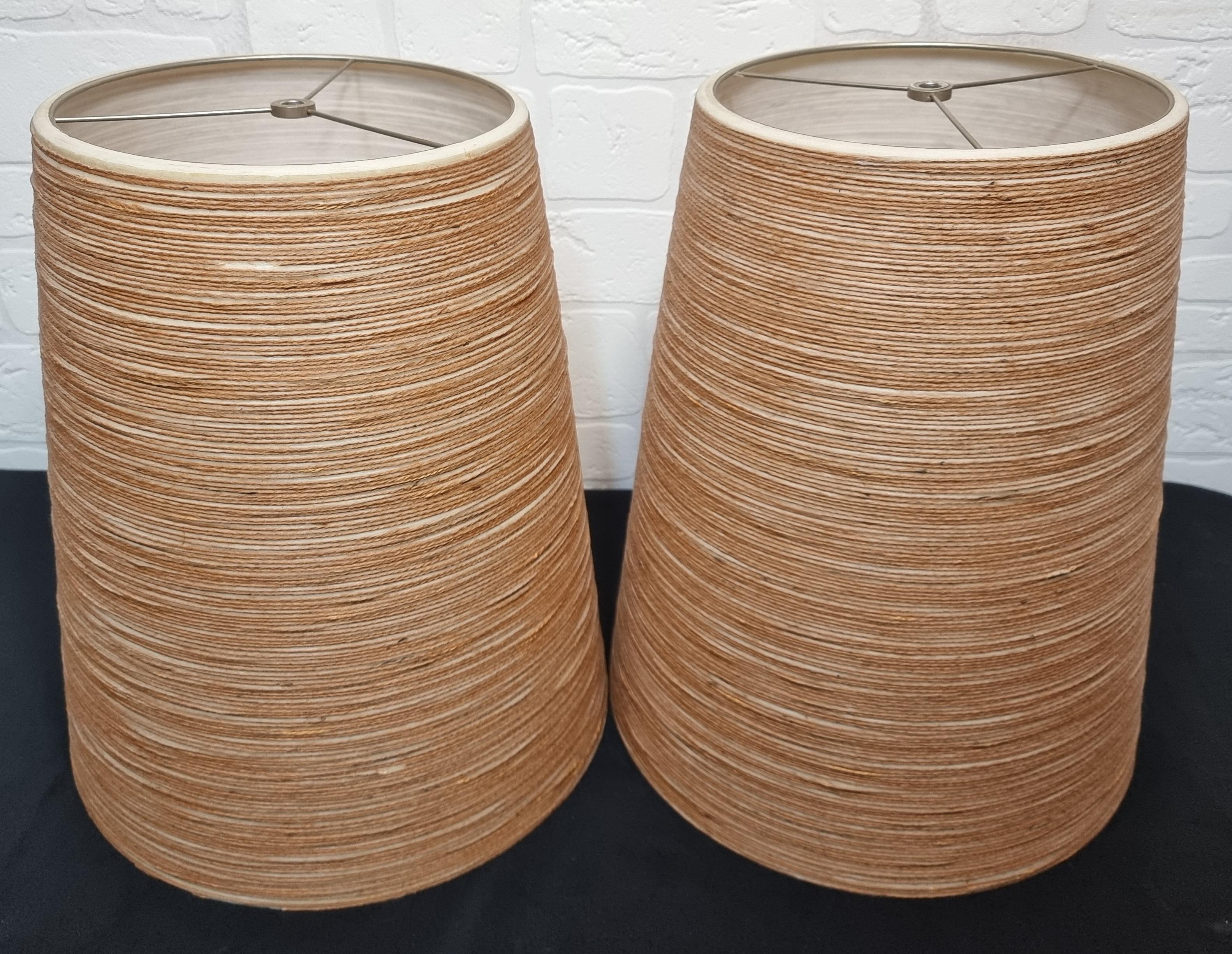 Mid-Century Modern Impressive Large Pair of 1960's Ceramic Lamps by Lotte and Gunnar Bostlund  For Sale