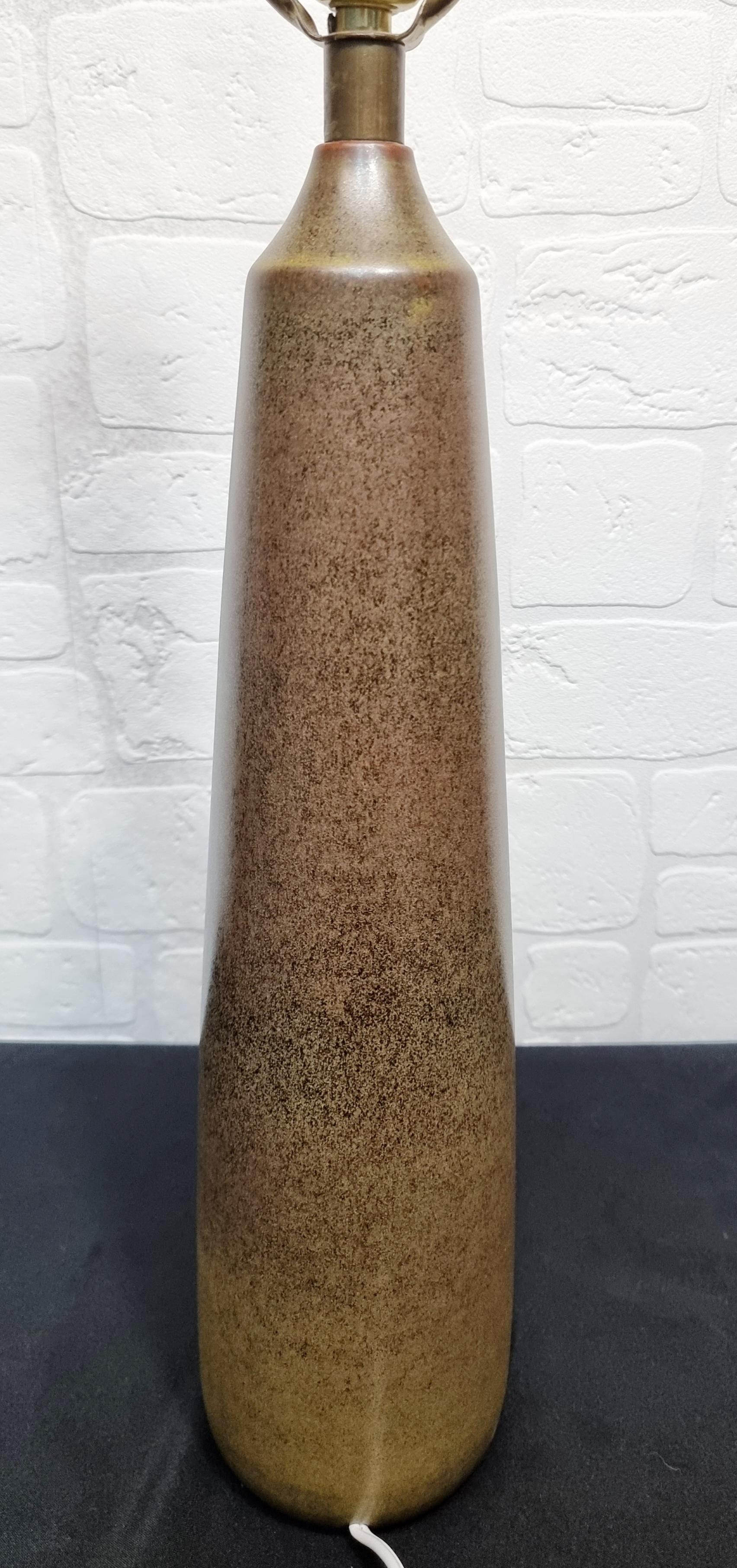 Impressive Large Pair of 1960's Ceramic Lamps by Lotte and Gunnar Bostlund  For Sale 2