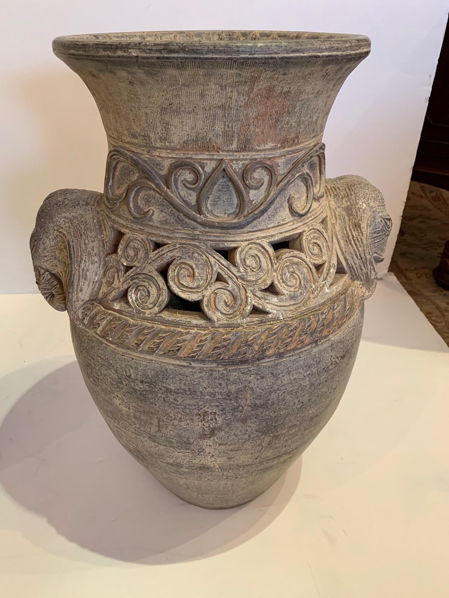 terracotta urns
