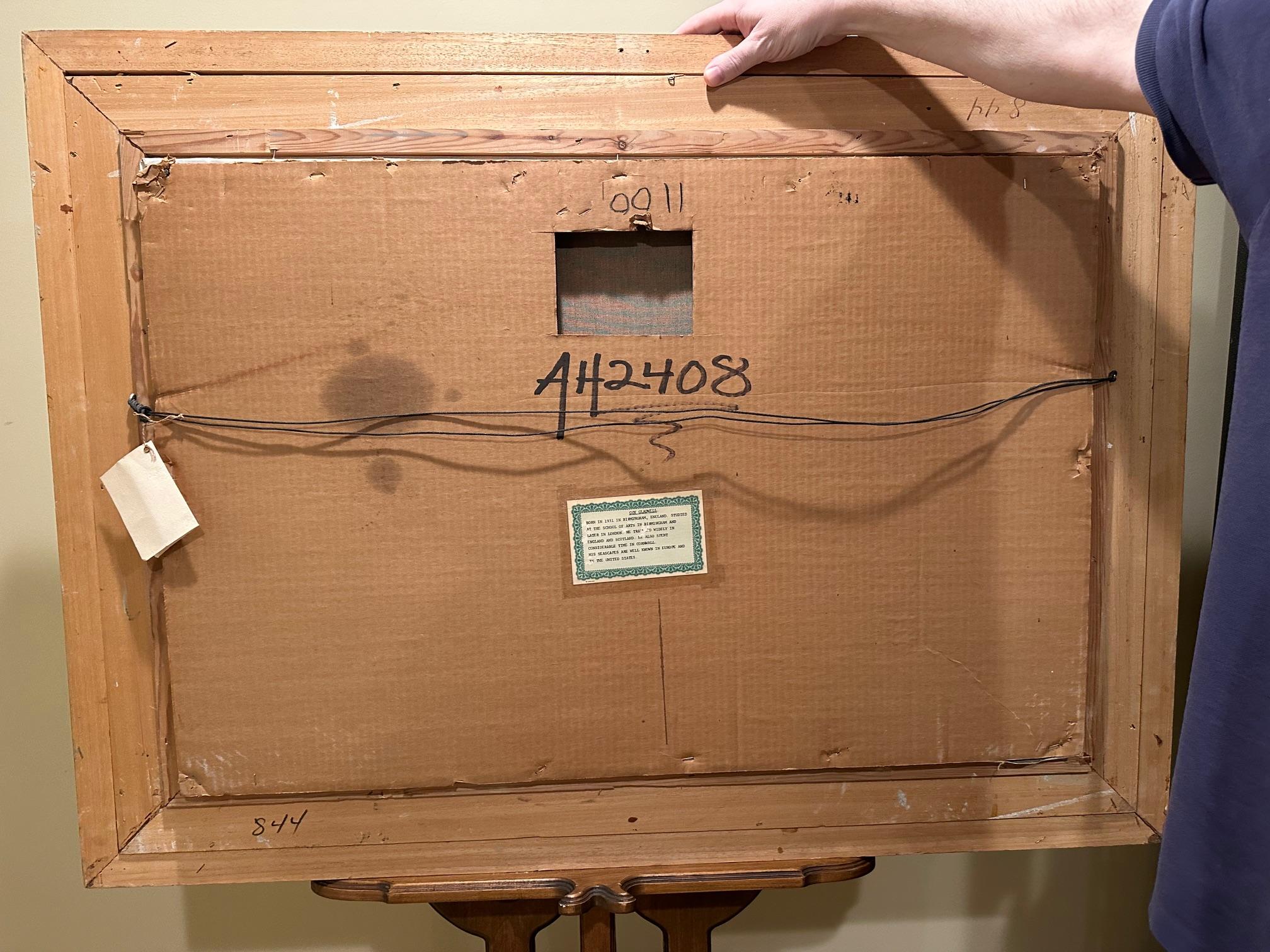 Beeindruckende große Seelandschaft des englischen Künstlers Guy Gladwell im Angebot 8