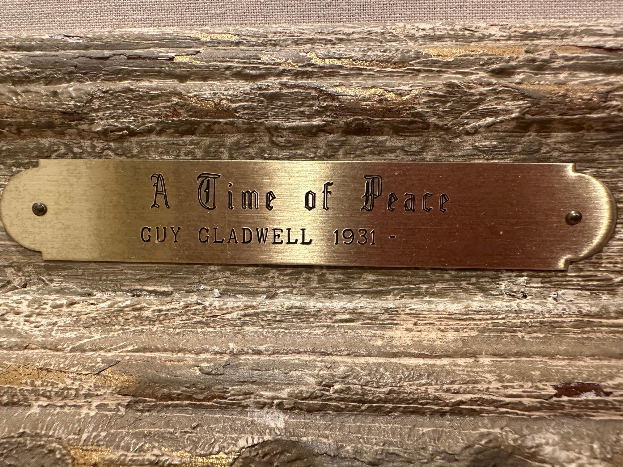 Beeindruckende große Seelandschaft des englischen Künstlers Guy Gladwell (Leinwand) im Angebot