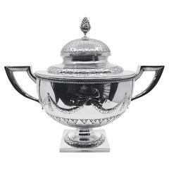 Impressive Lars Dahlberg Swedish Silver Tureen 1919, 1919