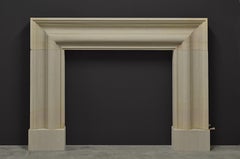Impressive Limestone Bolection Fireplace