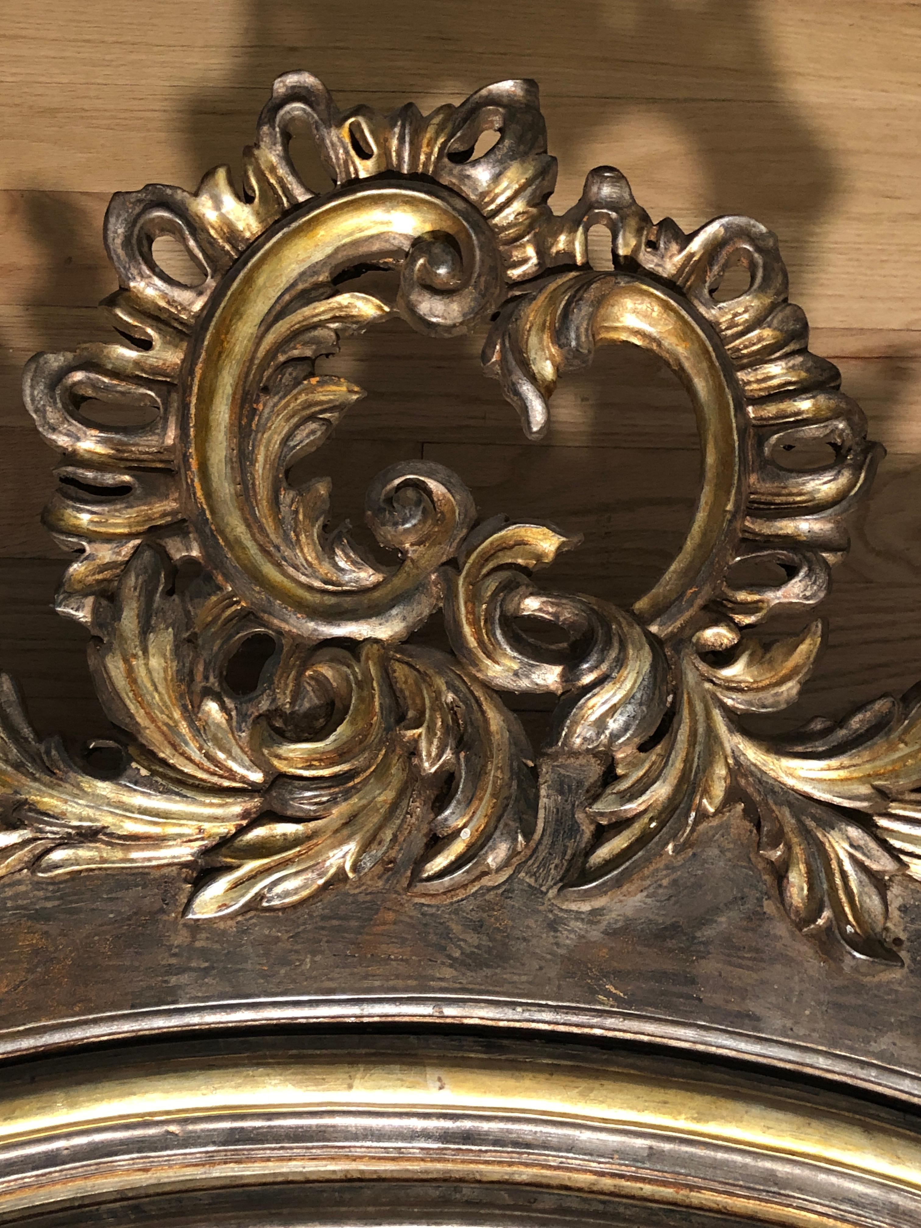 Carved Large and Impressive Louis XV Mirror For Sale