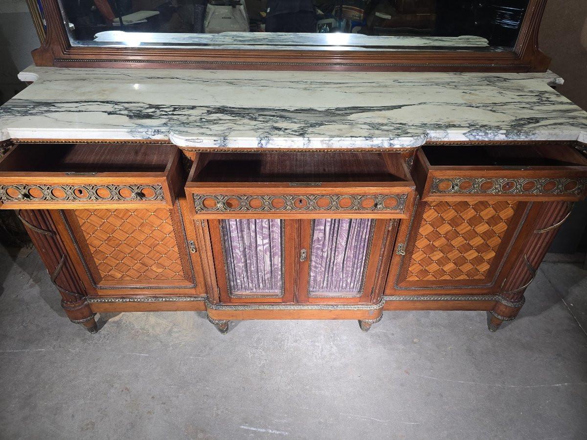 Impressive mahogany and gilt bronze breakfast buffet – circa 1900 For Sale 2
