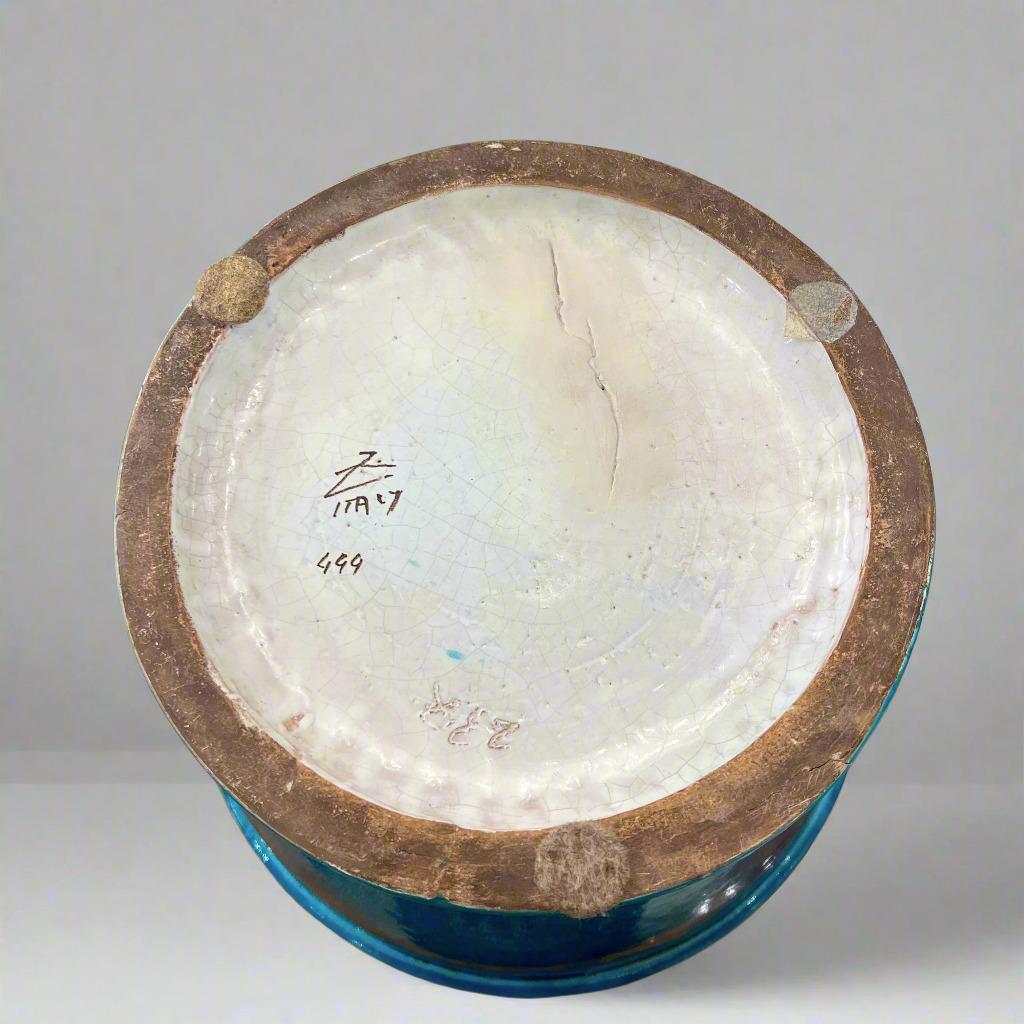 XX secolo Impressionante vaso in ceramica italiana di metà secolo in vendita