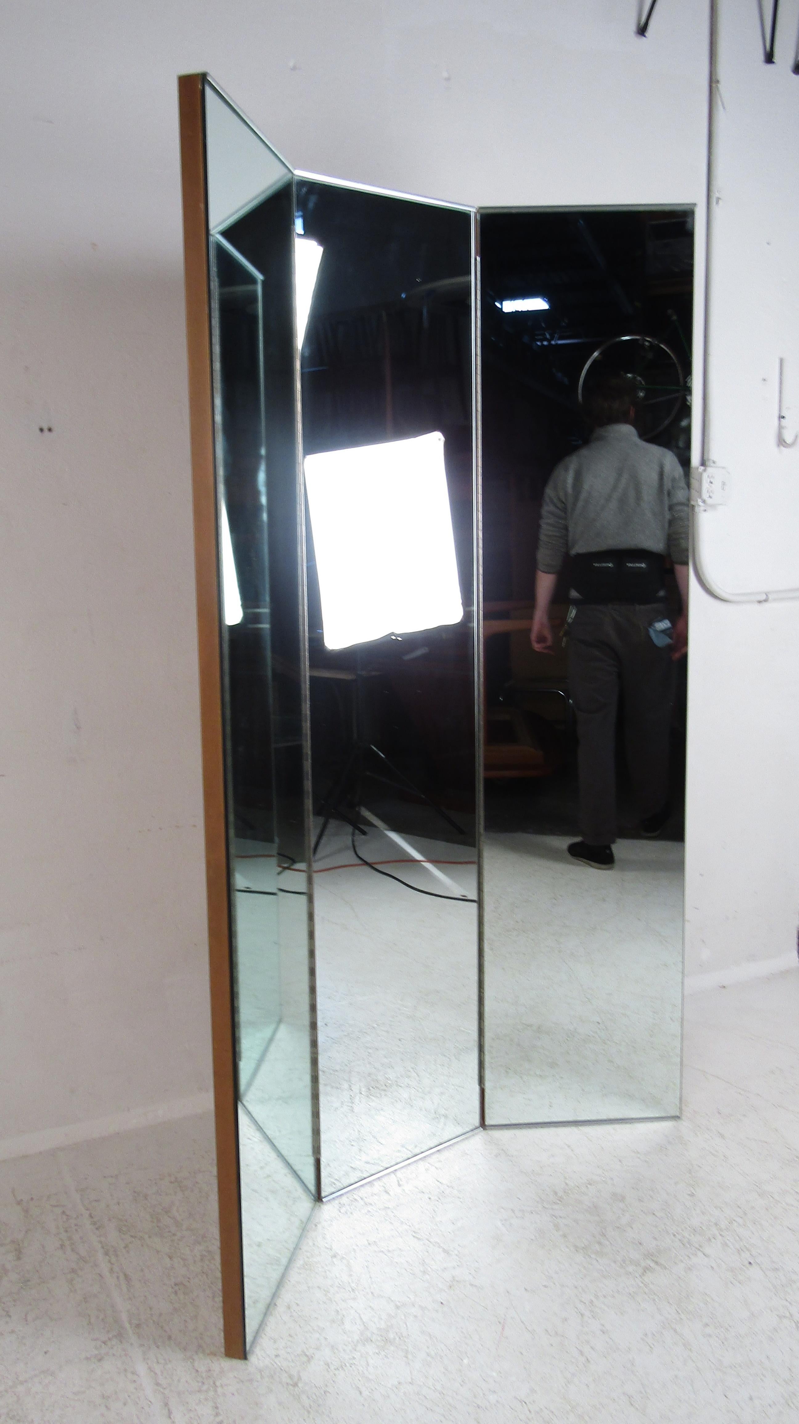 room divider mirror