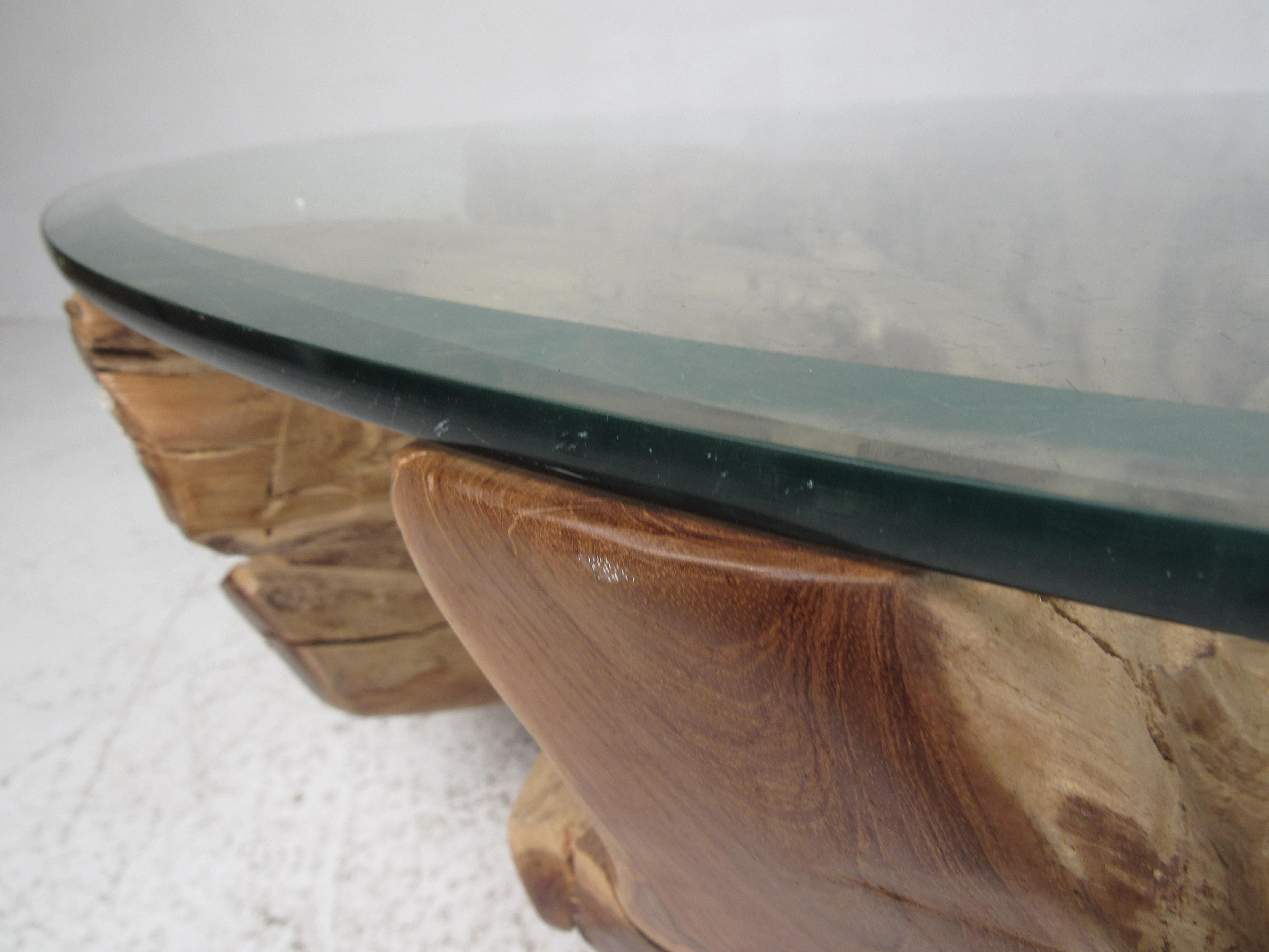 Impressive Mid-Century Modern Tree Root Coffee Table For Sale 4
