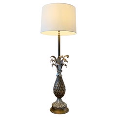 Beeindruckende Tischlampe mit Ananas aus der Mitte des Jahrhunderts