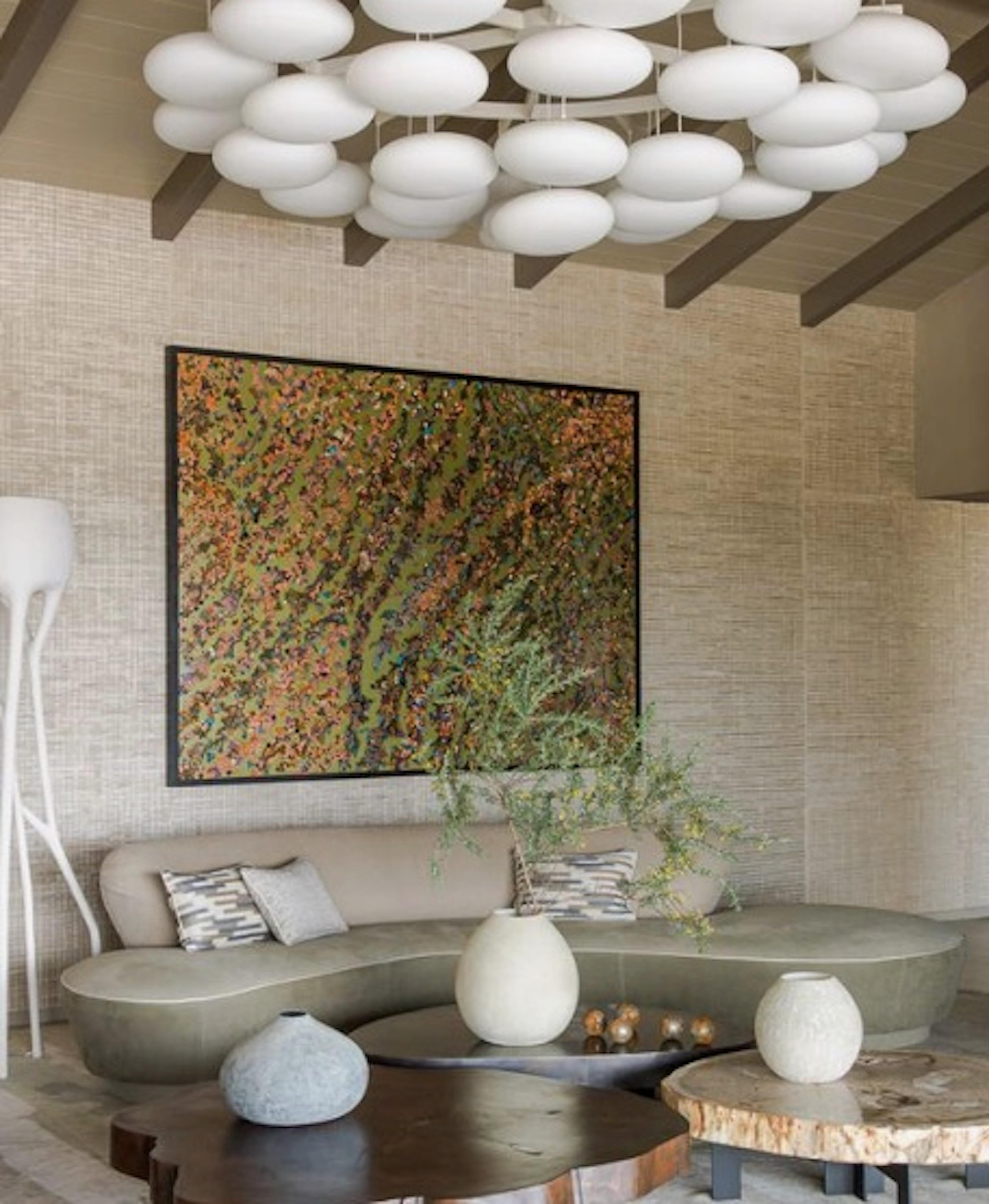 Impressive Midcentury Modern Cloud Chandelier from Volksgarten Milchhalle Vienna For Sale 10