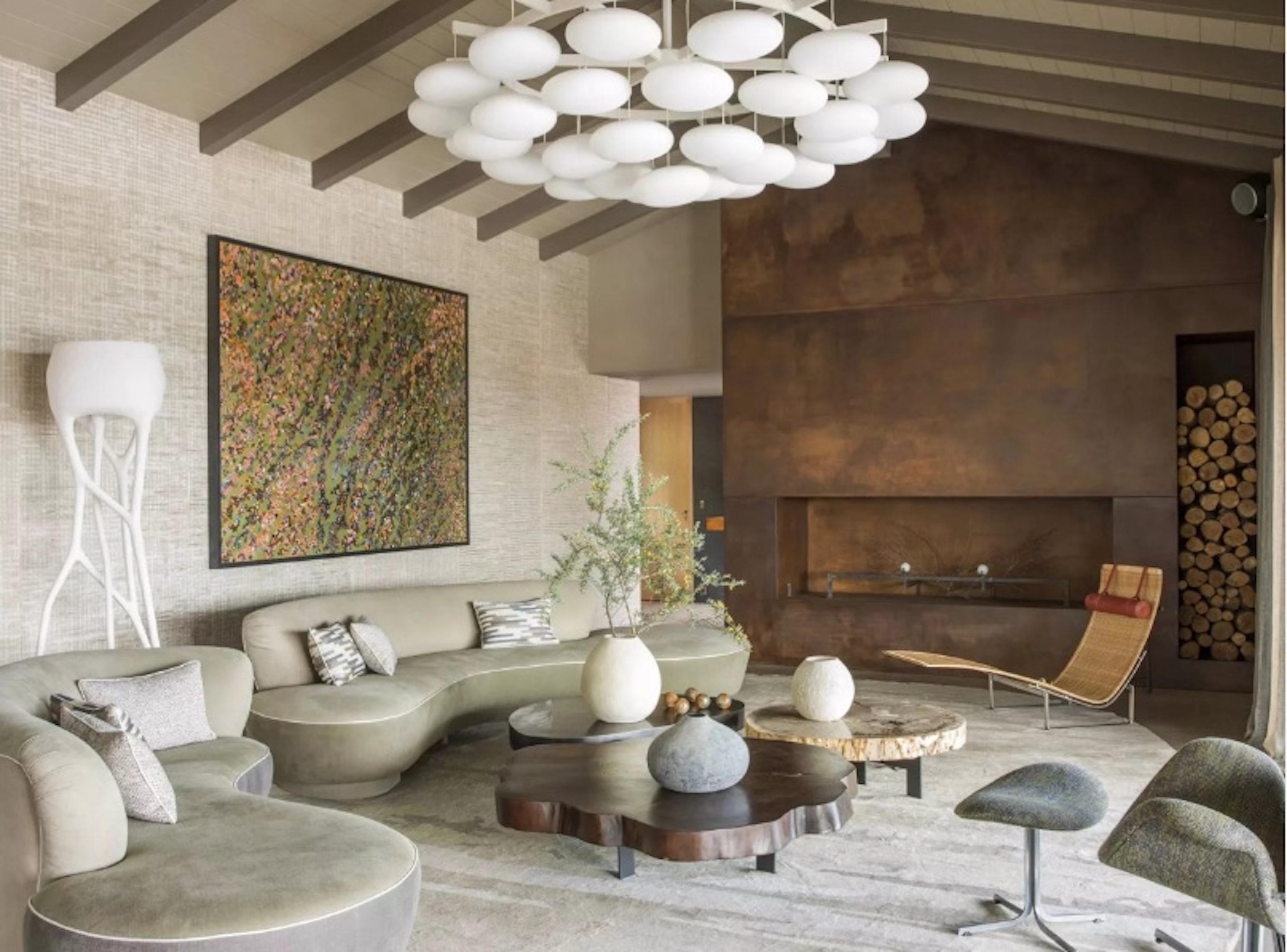 Impressive Midcentury Modern Cloud Chandelier from Volksgarten Milchhalle Vienna For Sale 12