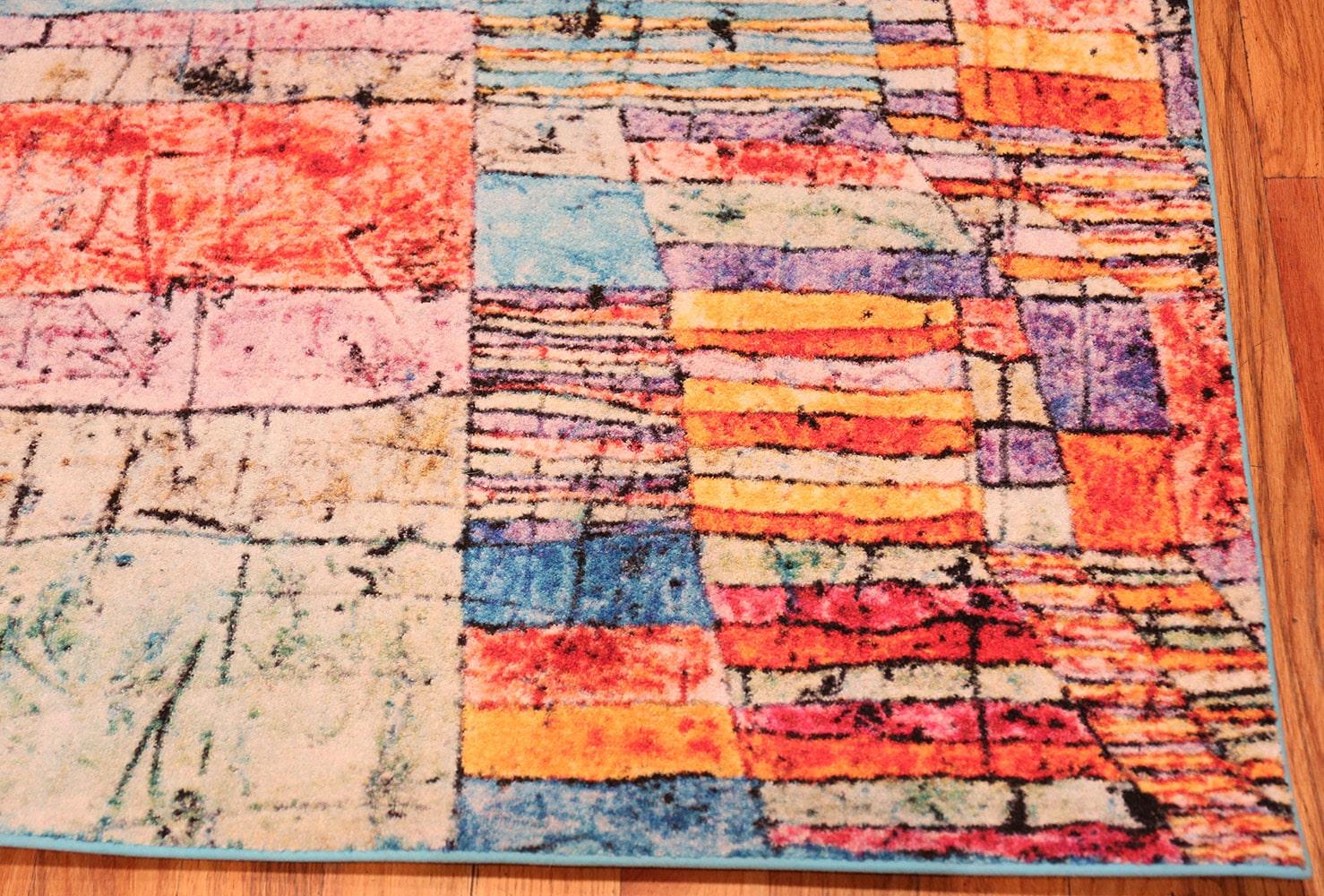 Scandinavian Modern Rug. Size: 5 ft 3 in x 7 ft 6 in For Sale