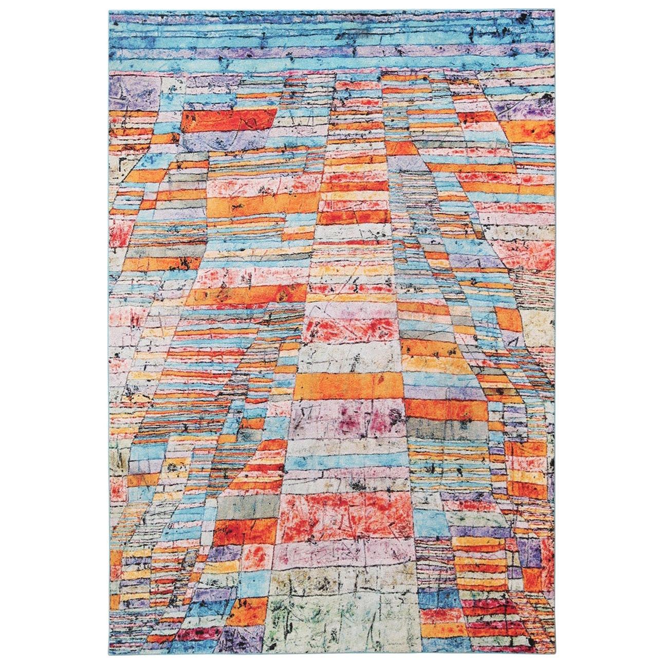 Modern Rug. Size: 5 ft 3 in x 7 ft 6 in