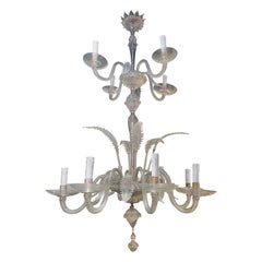 Impressive Murano Chandelier 12 Arms circa 1930